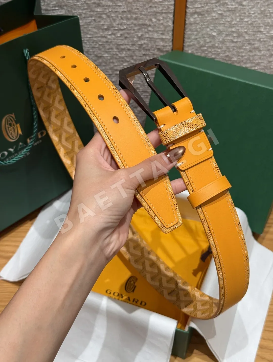 고야드 플로리다 롤러 버클 벨트 상세 이미지 4