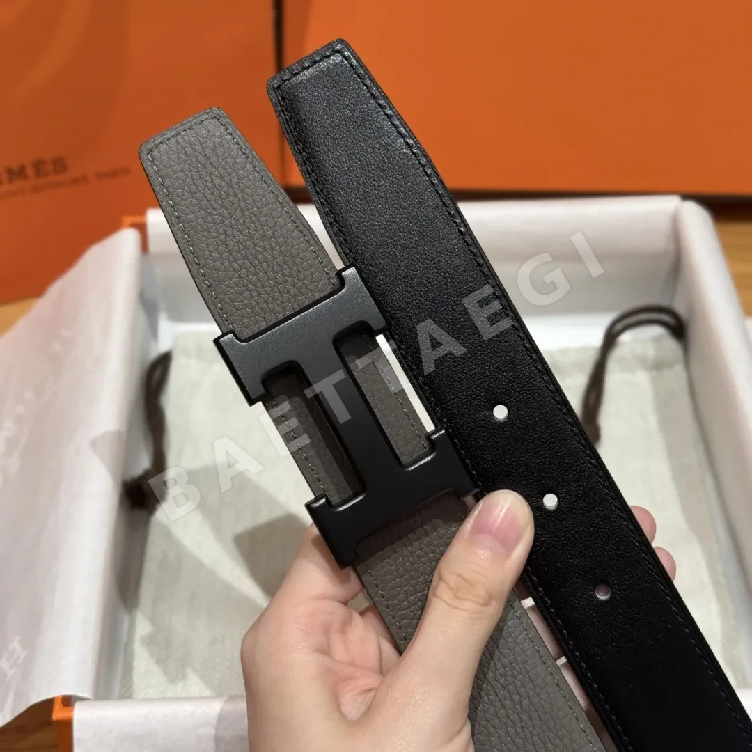 에르메스 리버서블 메탈 버클 남성용 벨트 상세 이미지 7