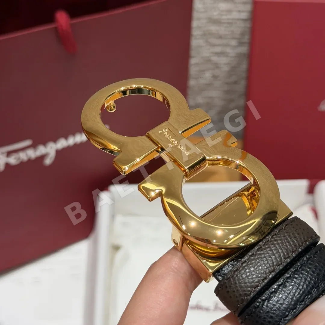 페레가모 JD350 간치니 양면 조절 벨트 35mm 상세 이미지 5