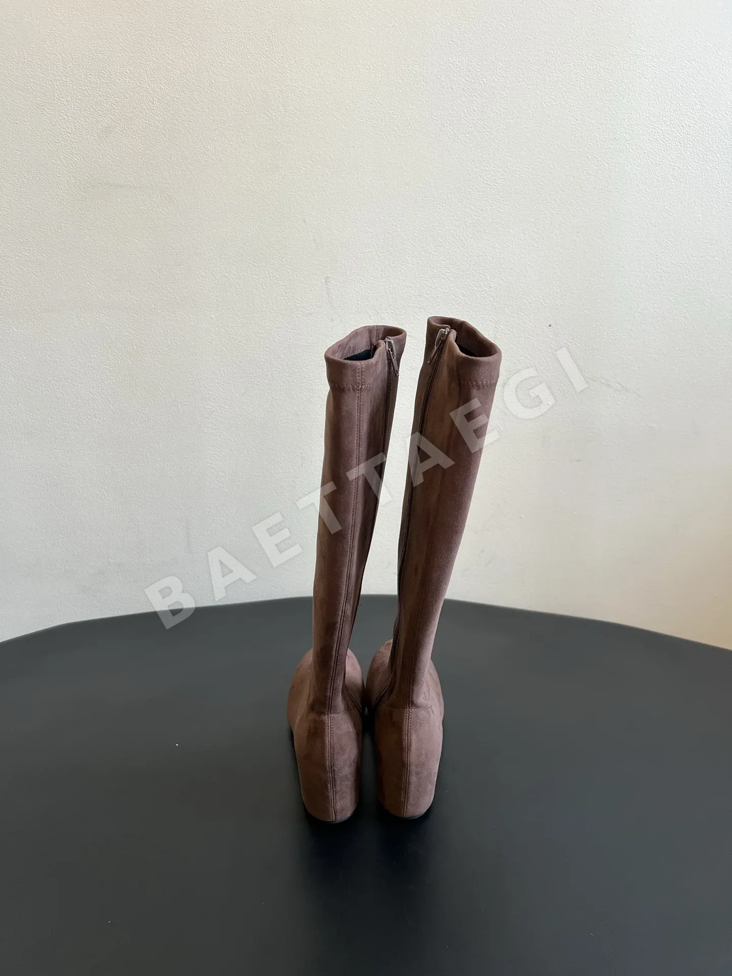 더로우 부츠 캐시미어 웨지 힐 상세 이미지 4