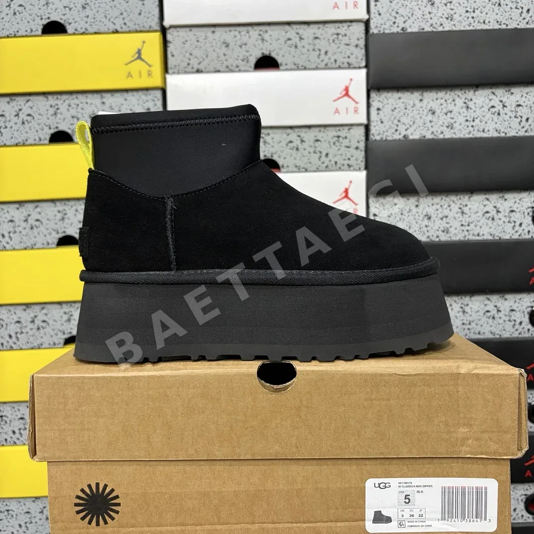 어그 [TOP] 블랙 208884 UGG Classic Mini Dipper Boot -817 상세 이미지 1