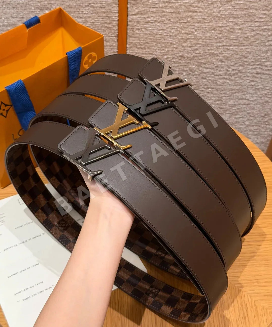 루이비통 모노그램 버클 40mm 리버시블 벨트 상세 이미지 2