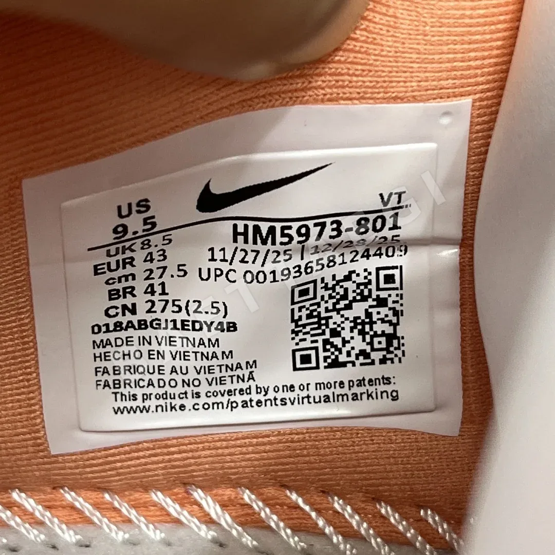 나이키 [5A] 보메로 프리미엄 HM5973-801 201694 Nike Vomero Premium Tangerine Tint Pink Foam 상세 이미지 6