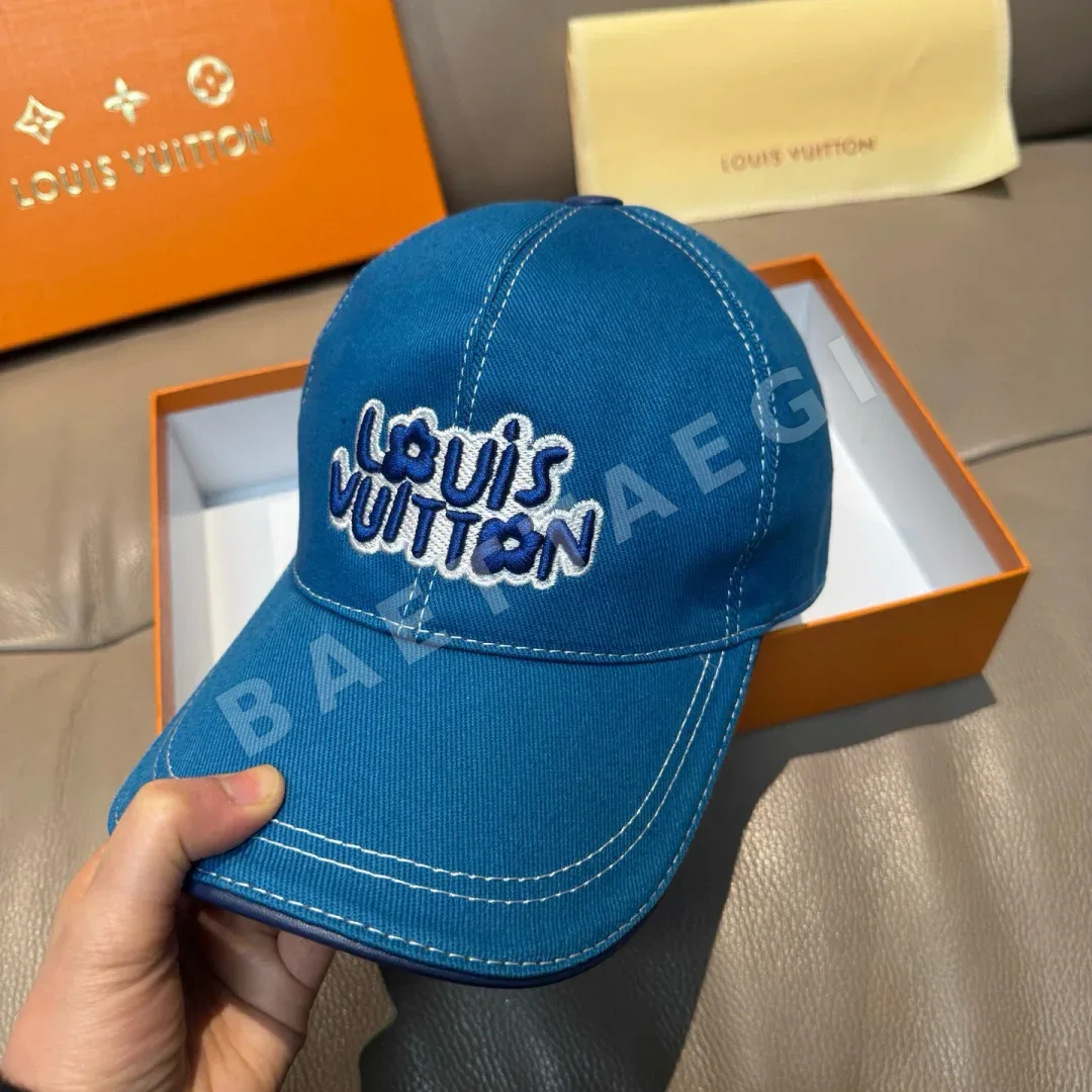 루이비통 LV 자수 베이스볼 캡 상세 이미지 3