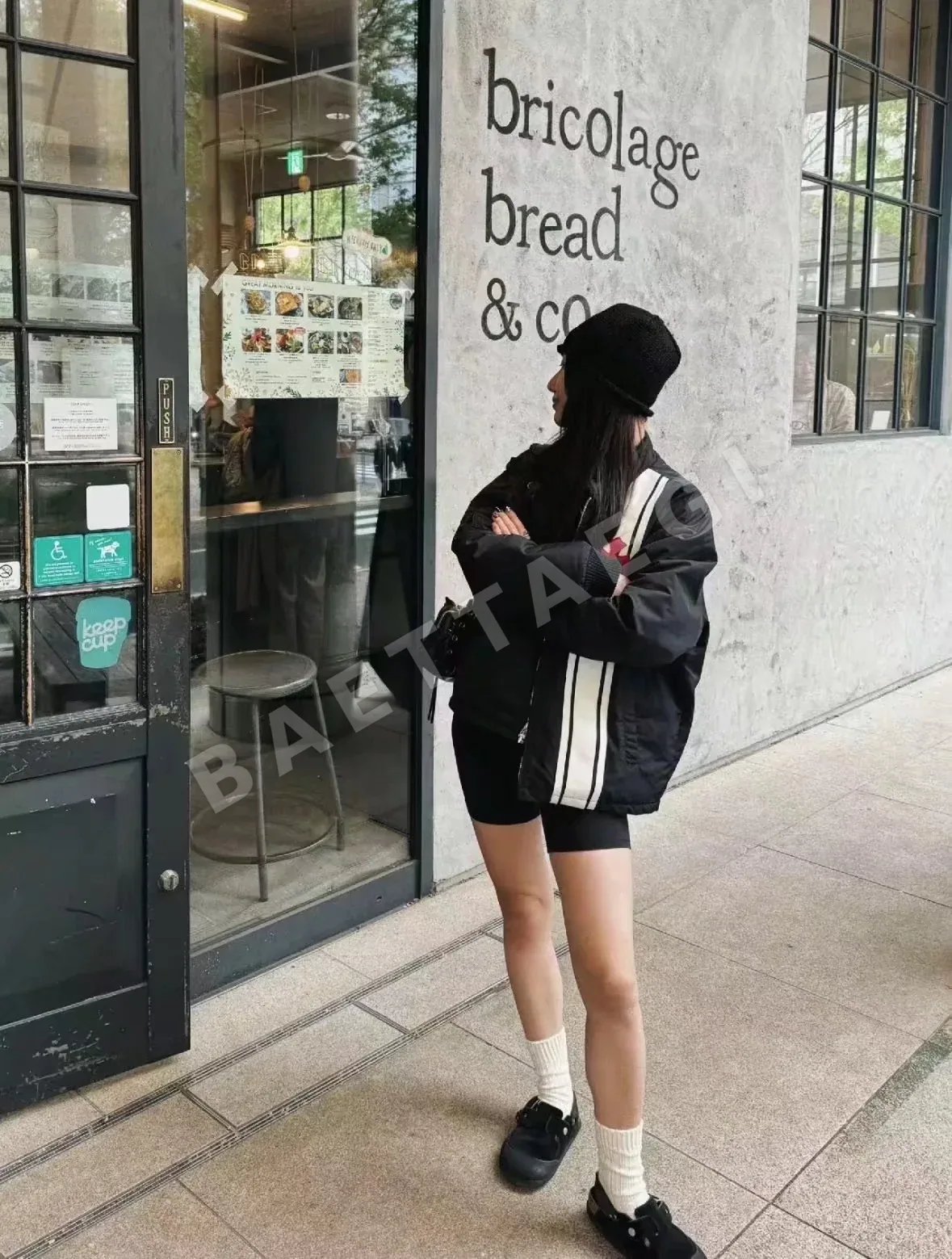 크롬하츠 레드 크로스 패치워크 플리스 봄버 자켓 상세 이미지 3