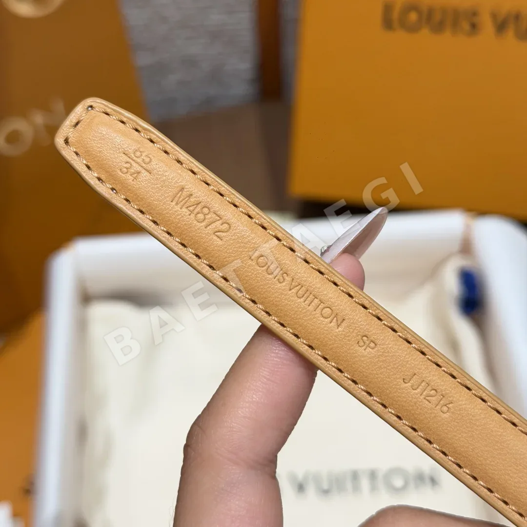 루이비통 미니플라워그램 리버시블 벨트 상세 이미지 8