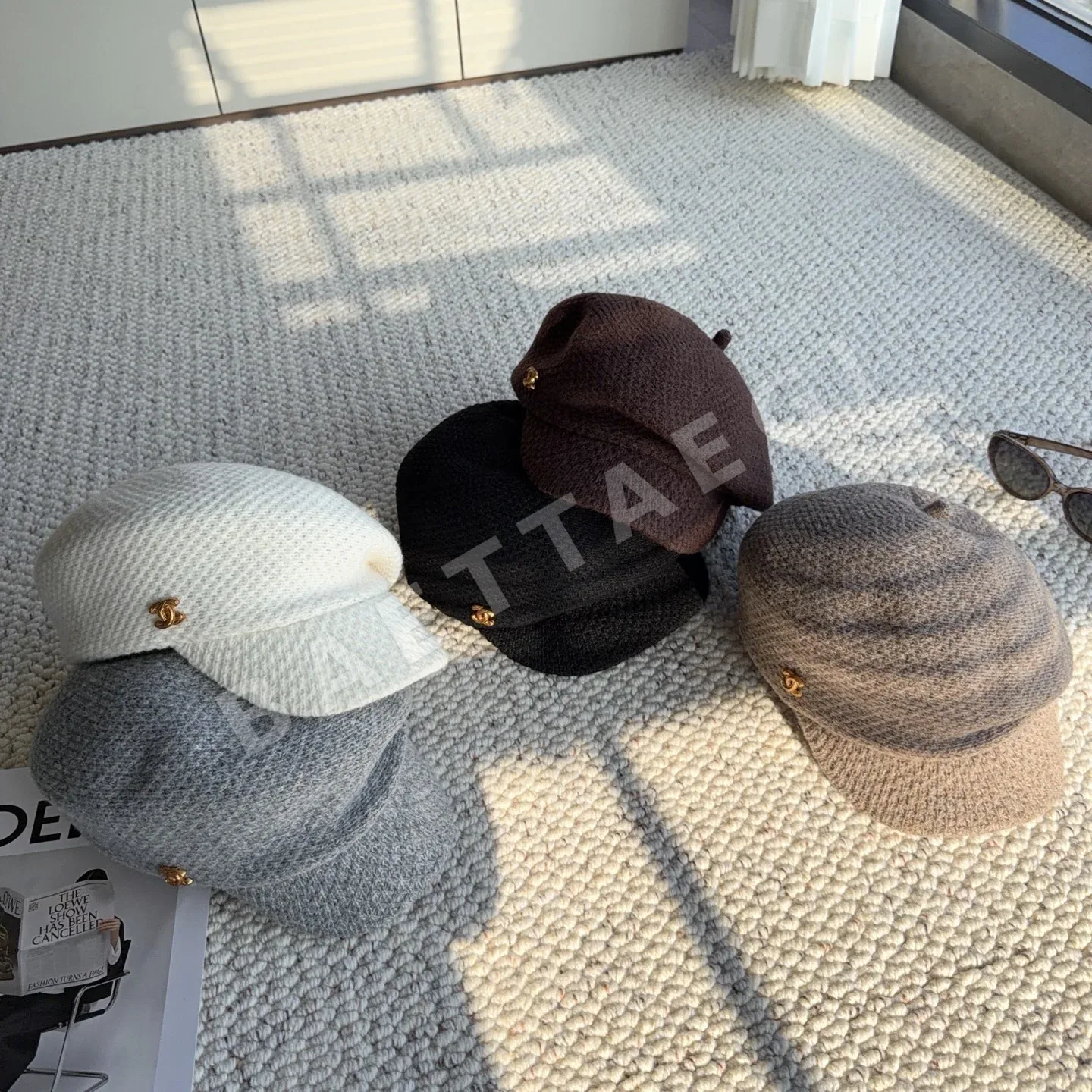 샤넬 니트 뉴스보이캡 상세 이미지 8