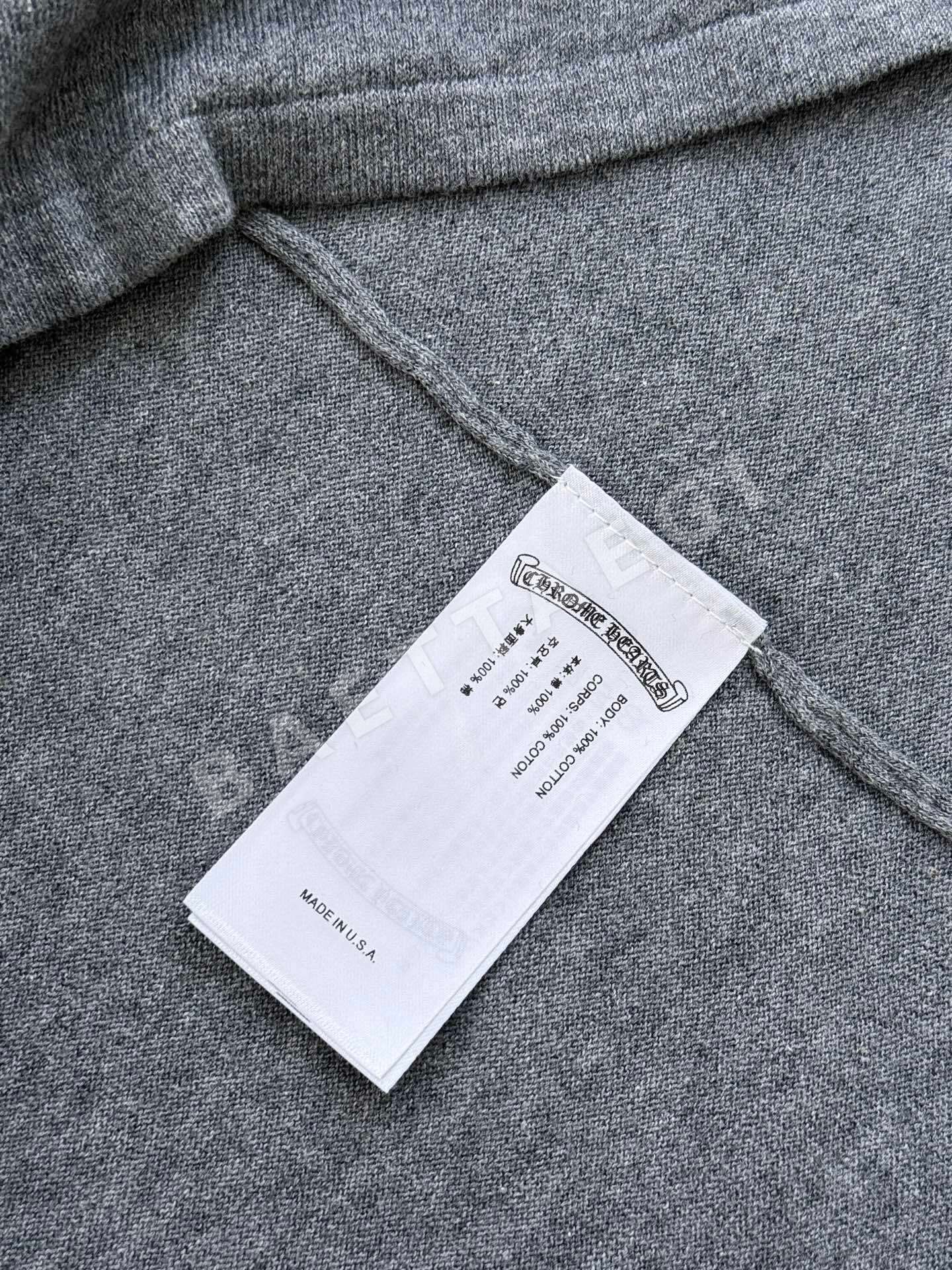 크롬하츠 컬러 블록 크로스 긴팔 티셔츠 상세 이미지 9