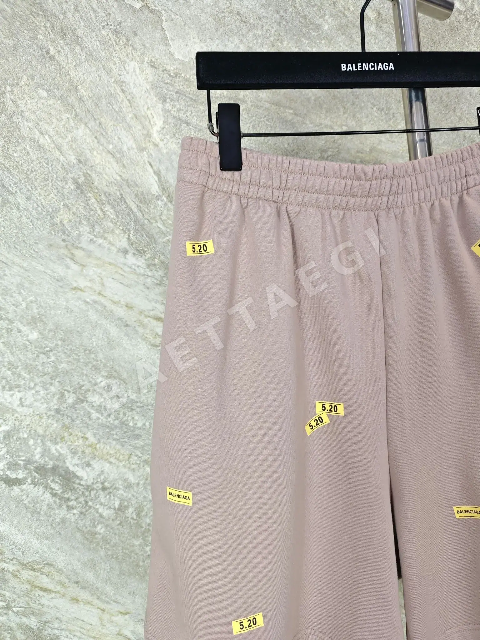 발렌시아가 린넨 남성 반바지 상세 이미지 4
