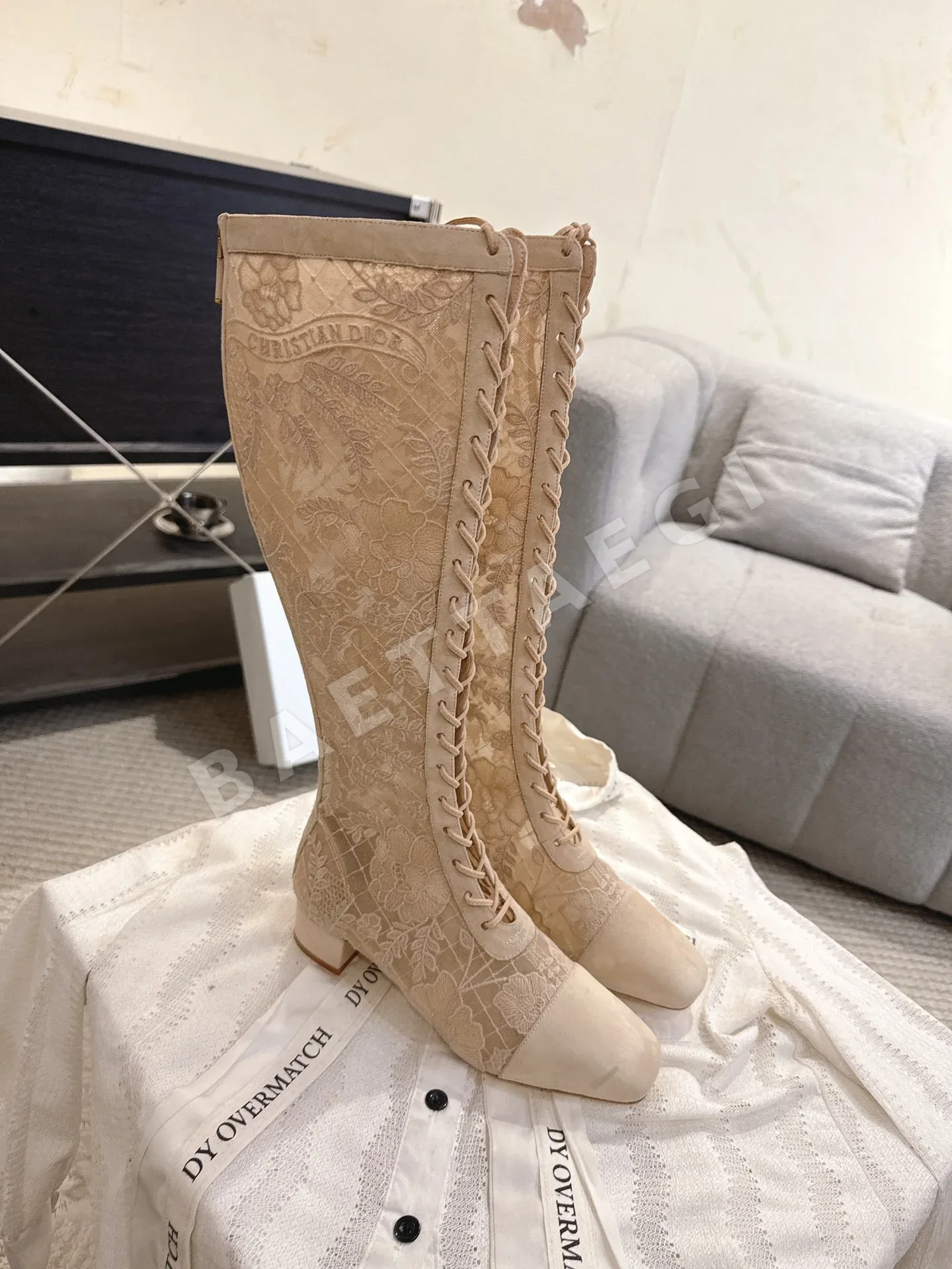 디올 자 자수 메시 부츠 8851 상세 이미지 8