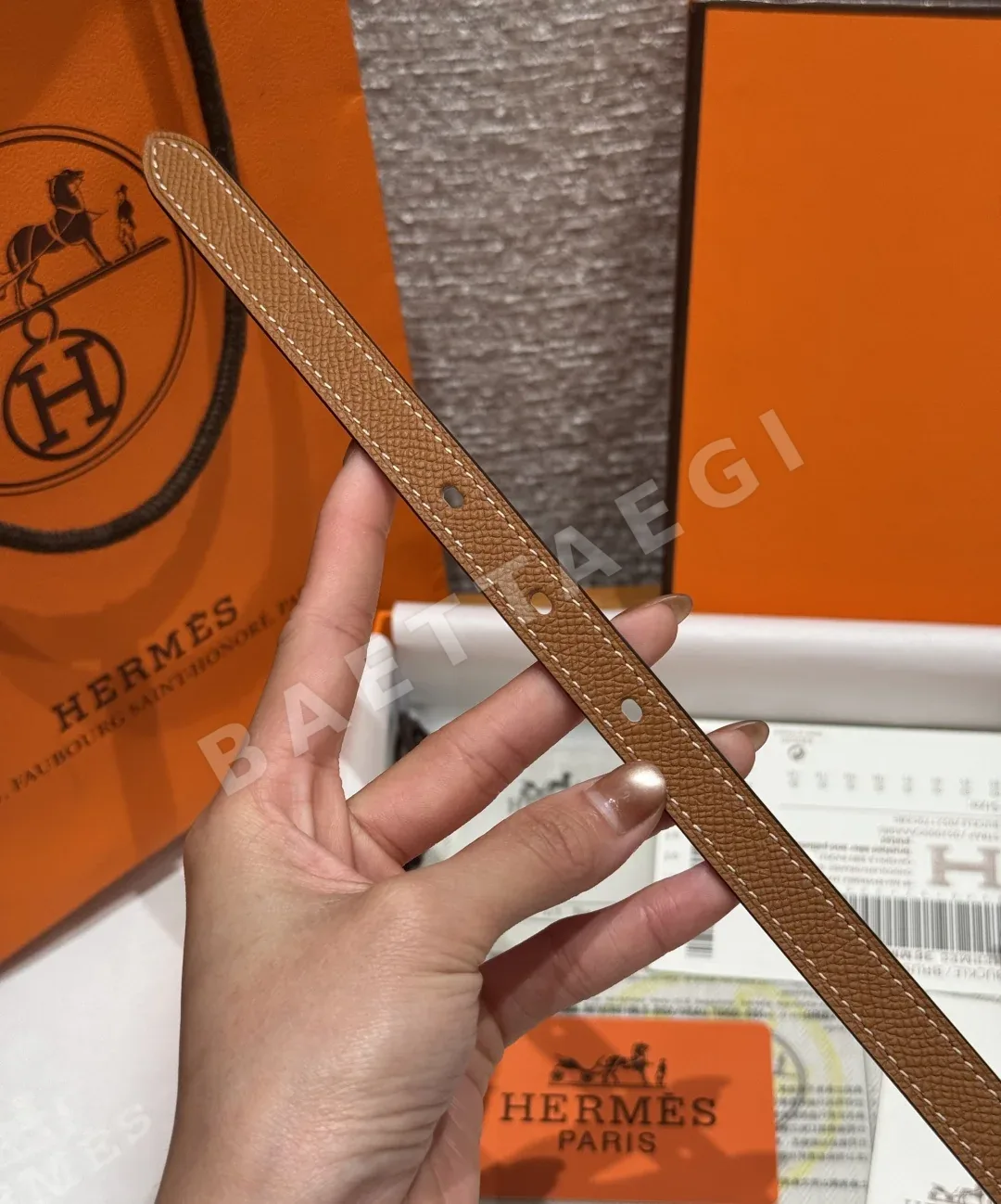 에르메스 팝 H 에포손 카프스킨 벨트 상세 이미지 6