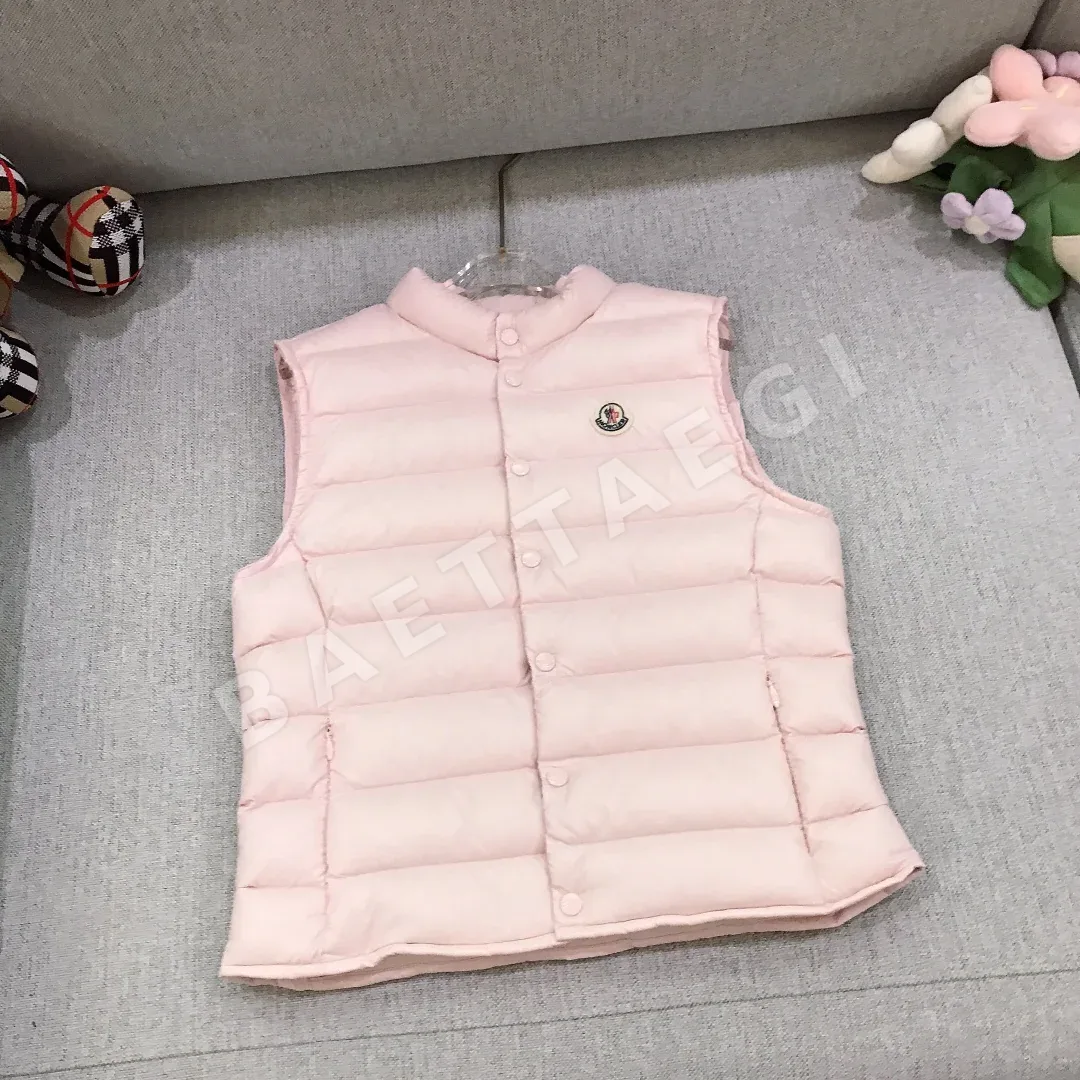 몽클레르 걸즈 스탠드카라 다운베스트 상세 이미지 3