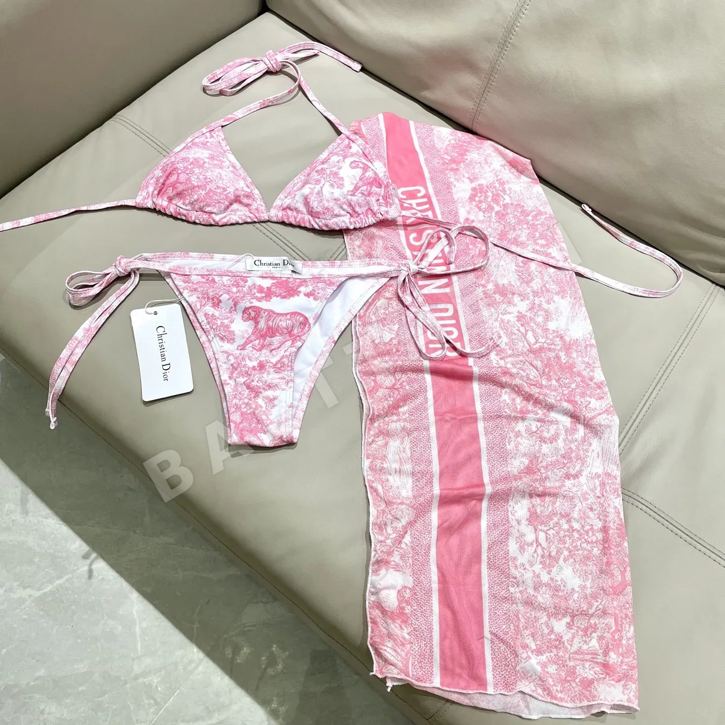 디올 여성 수영복 3 피스 세트 상세 이미지 14