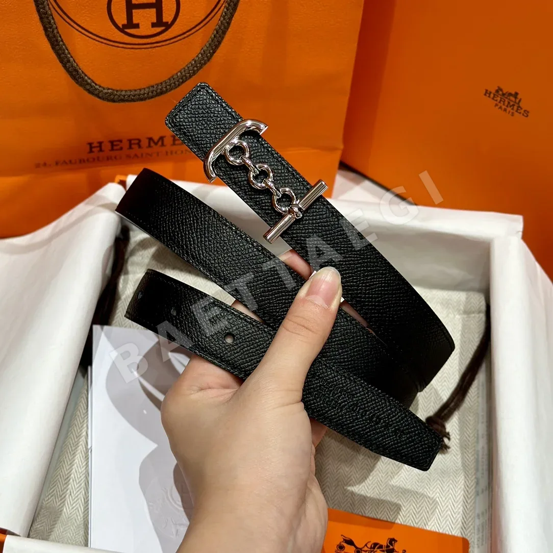 에르메스 H 버클 스위프트 가죽 양면 벨트 상세 이미지 3