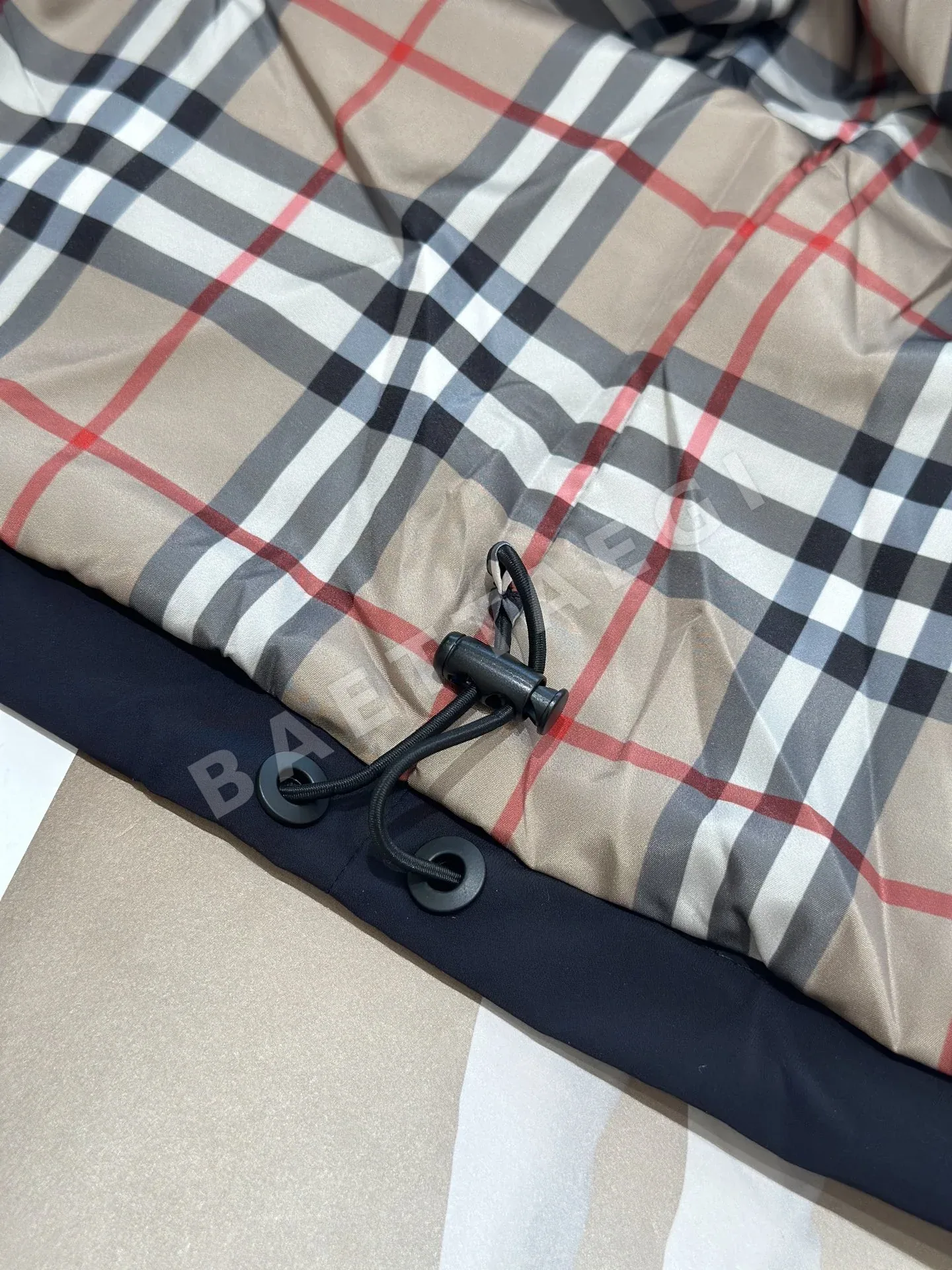 버버리 체크 자수 남성 자켓 상세 이미지 8