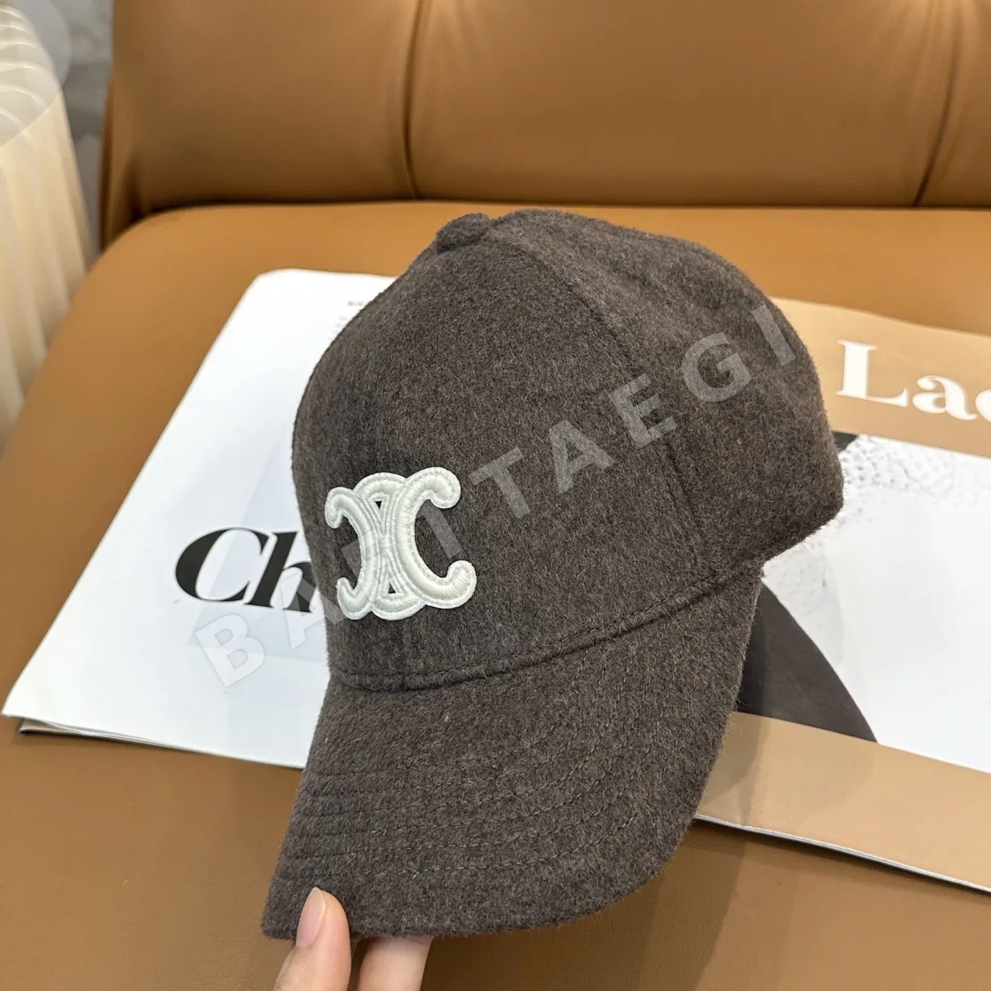 셀린느 캐시미어 베이스볼 캡 상세 이미지 2