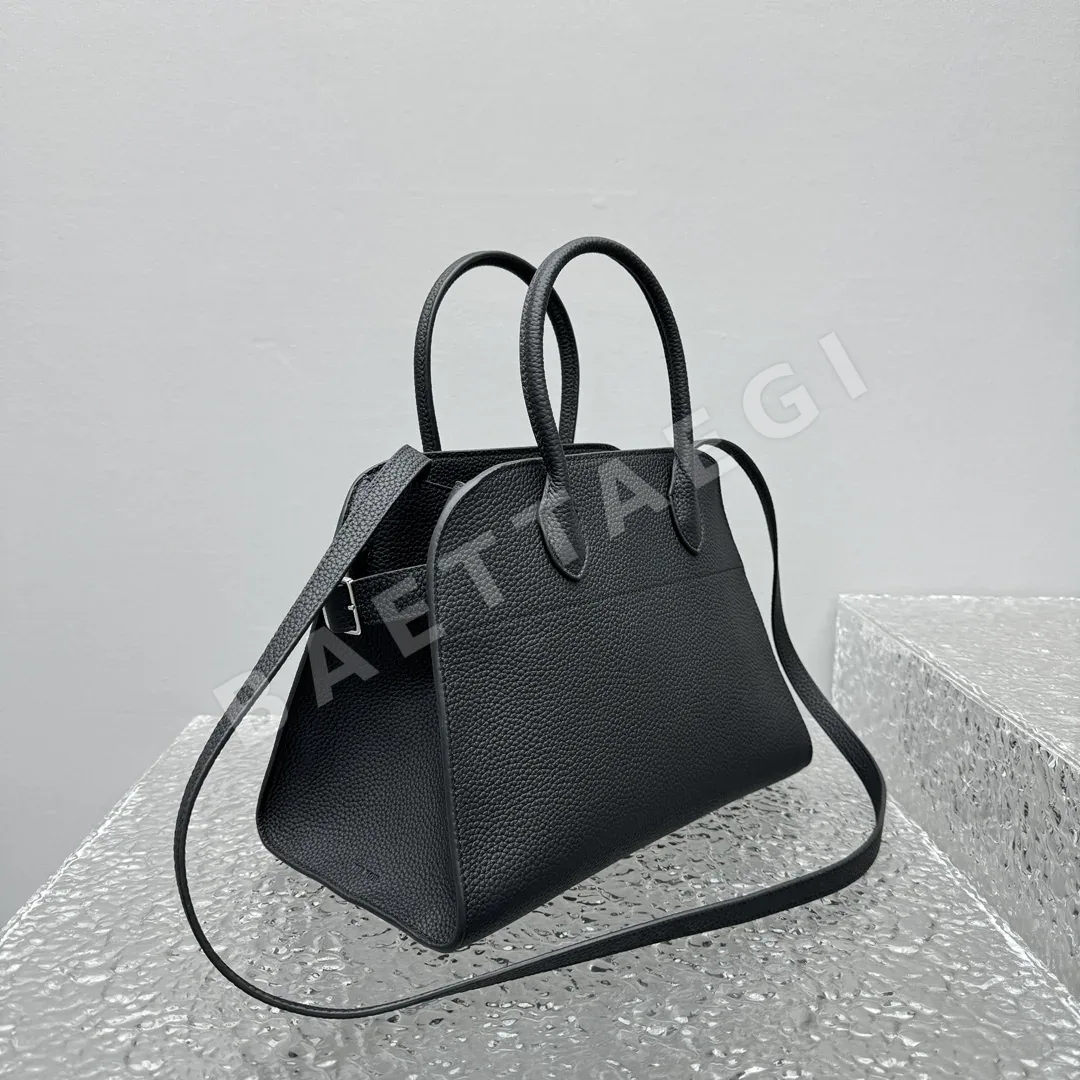 더로우 미니멀 송아지가죽 닥터스 백 상세 이미지 2