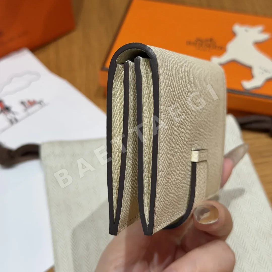 에르메스 베안 카드홀더 미니 앱송 가죽 지갑 상세 이미지 4