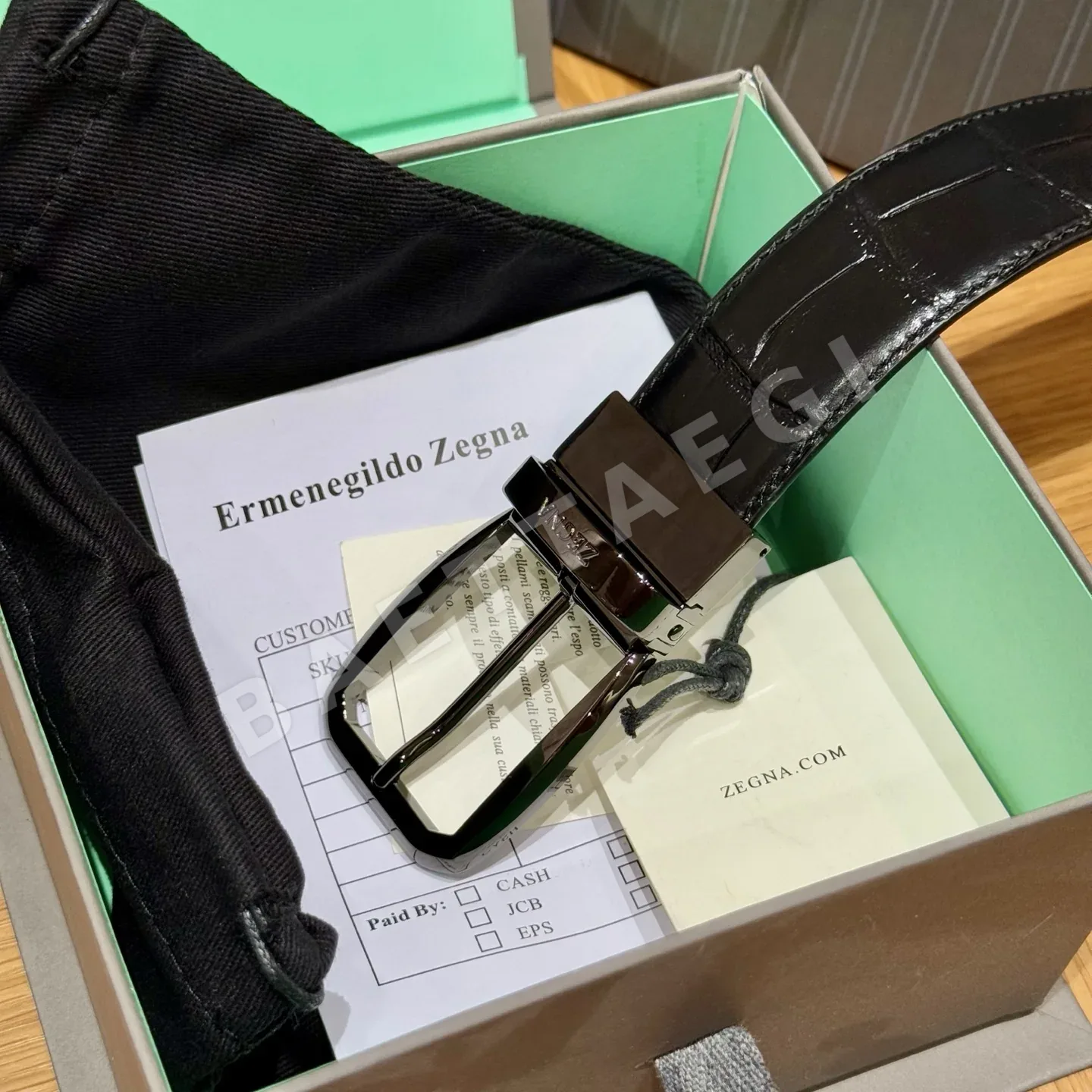 제냐 양면 가죽 벨트 상세 이미지 6