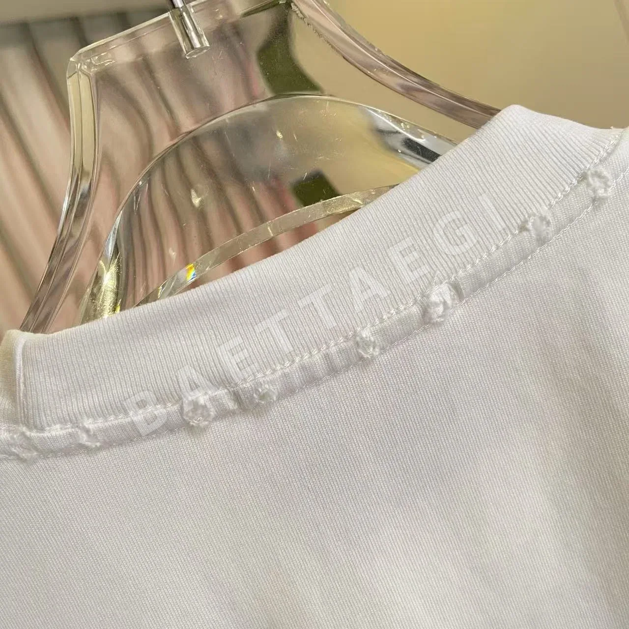 마르지엘라 워시 가공 데미지 반팔 티셔츠 상세 이미지 8