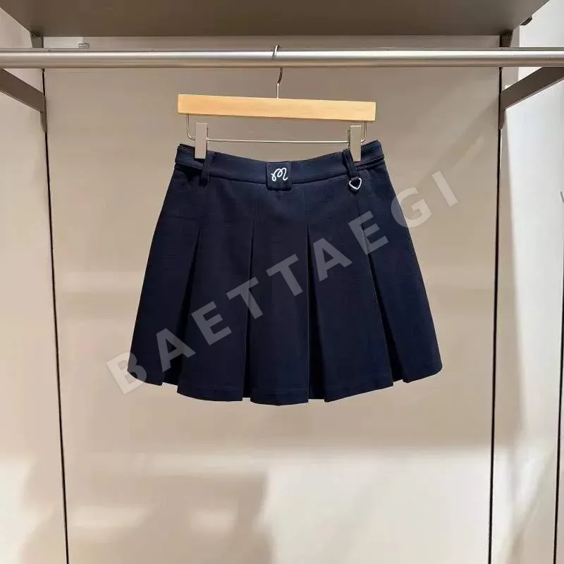 말본 여성용 무지 미디 스커트 상세 이미지 5