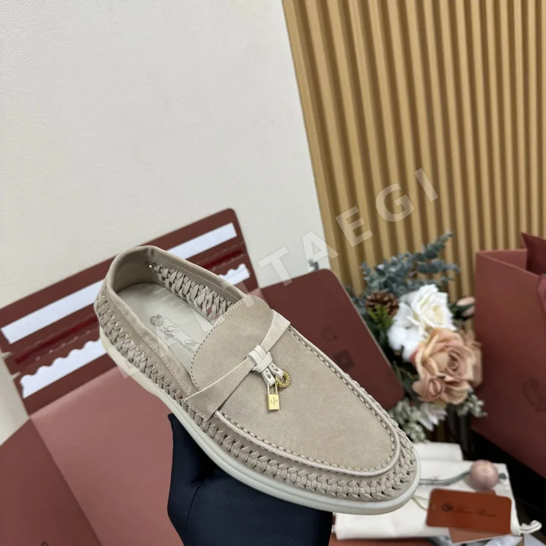 로로피아나 서머 참즈 스웨이드 로퍼 상세 이미지 9