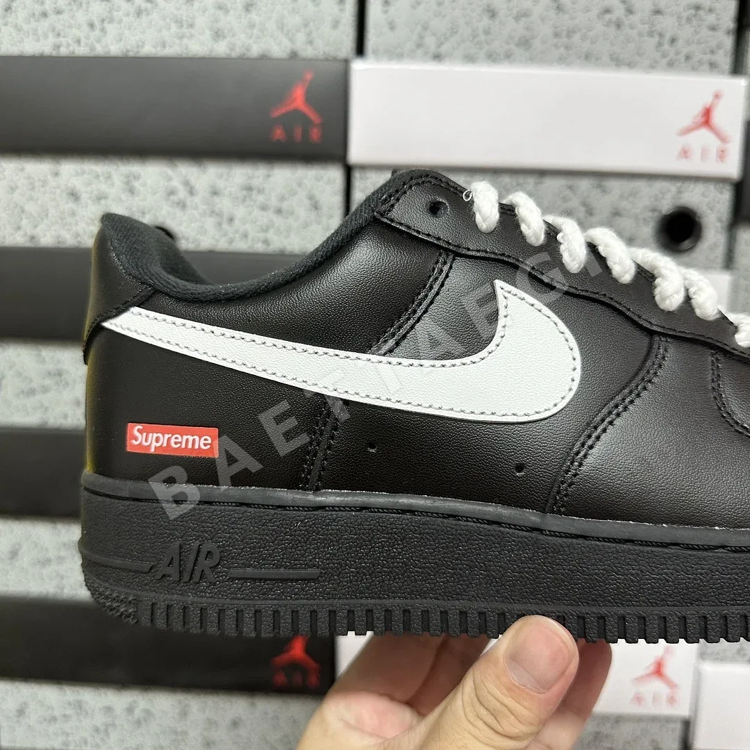 나이키 [G] 에어 포스 1 로우 화이트 블랙 CU9225-001 201760 Nike Air Force 1 Low Supreme Sup 상세 이미지 8