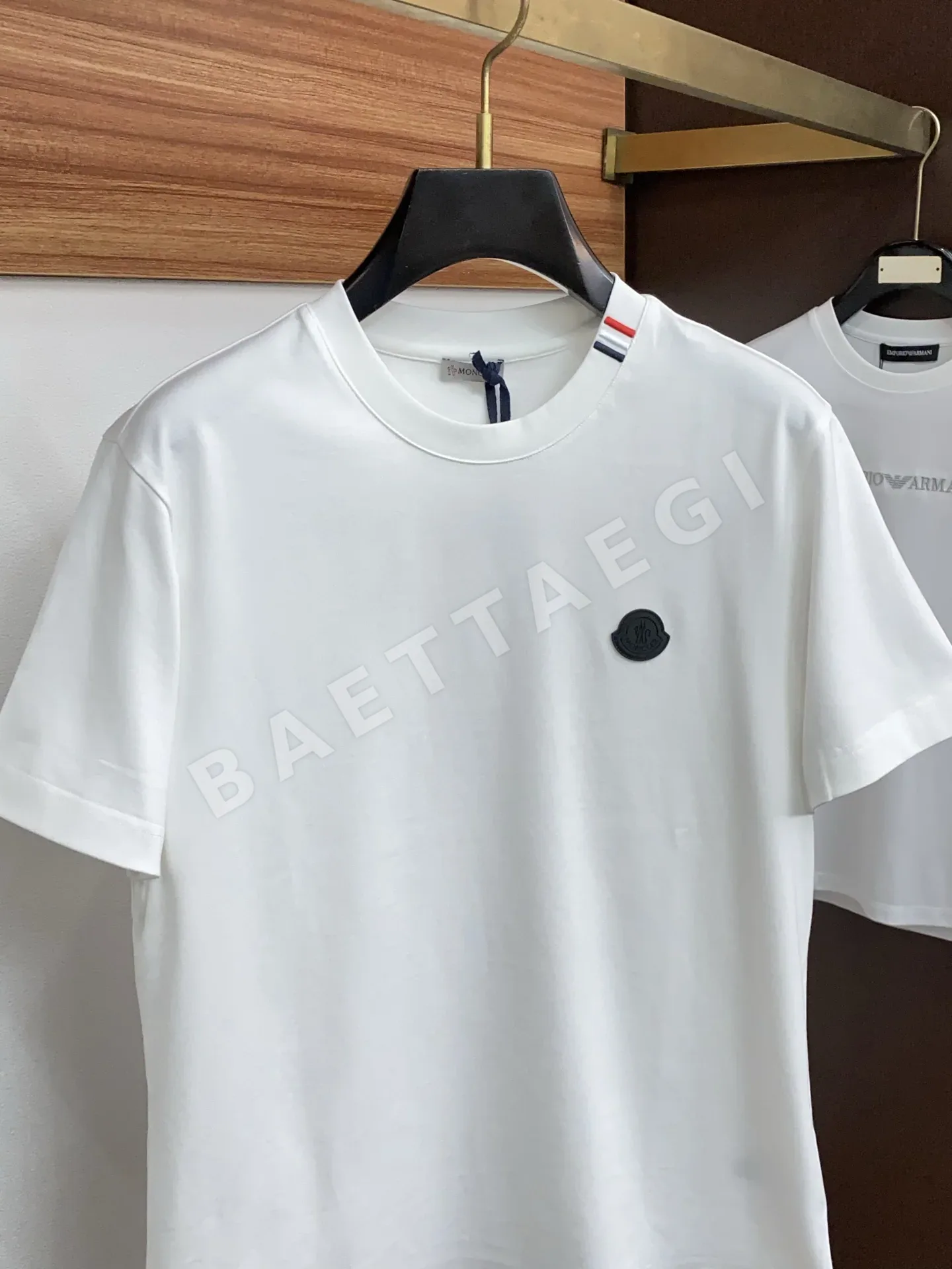 몽클레르 남성 코튼 반팔 티셔츠 P250 상세 이미지 2
