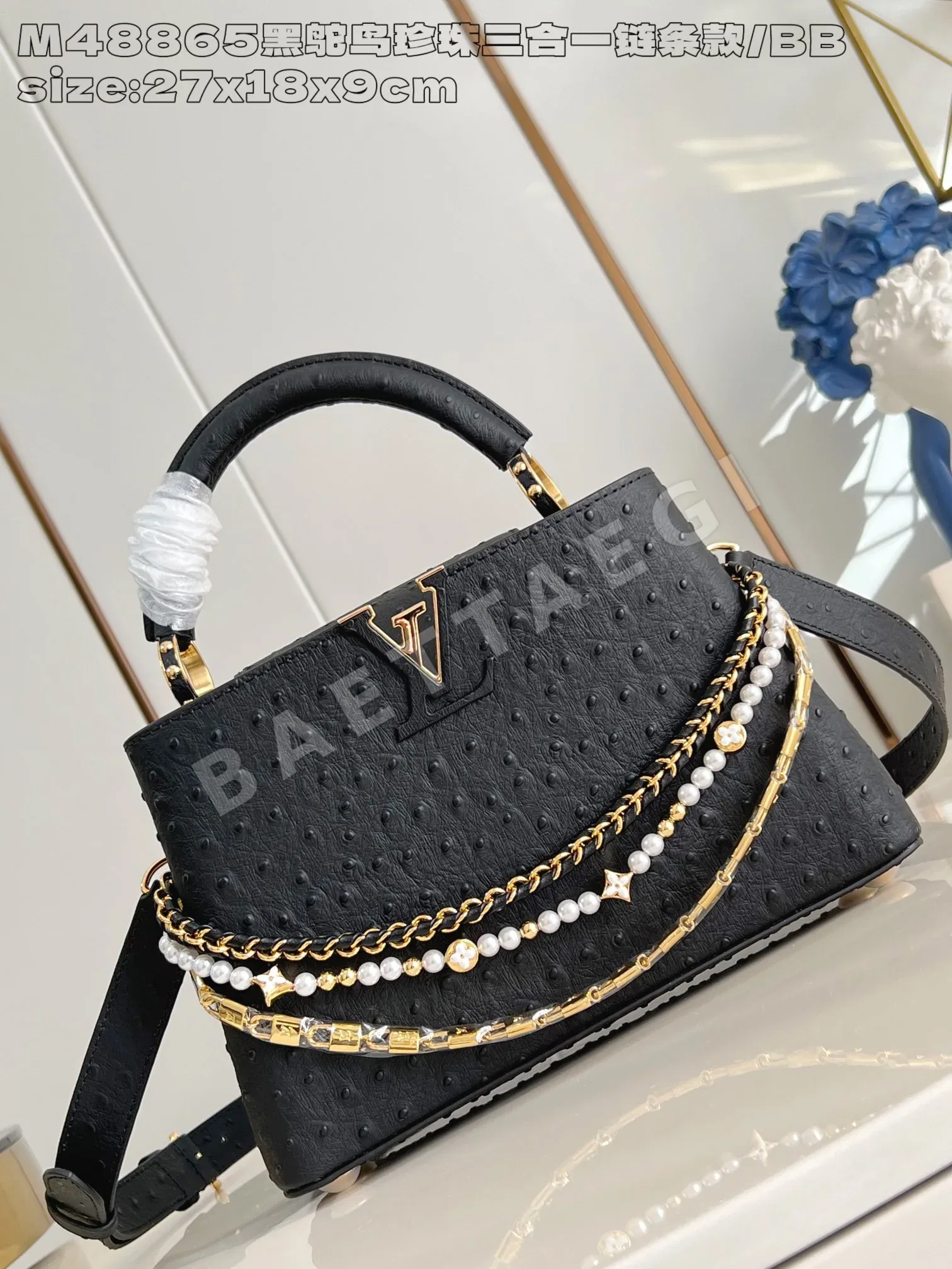 루이비통 카푸신 BB 스몰 핸드백 M48865 30474
