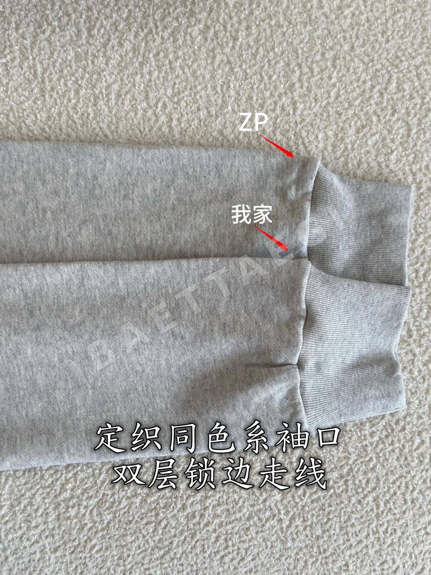 루이비통 후드 회색 면 자켓 상세 이미지 6