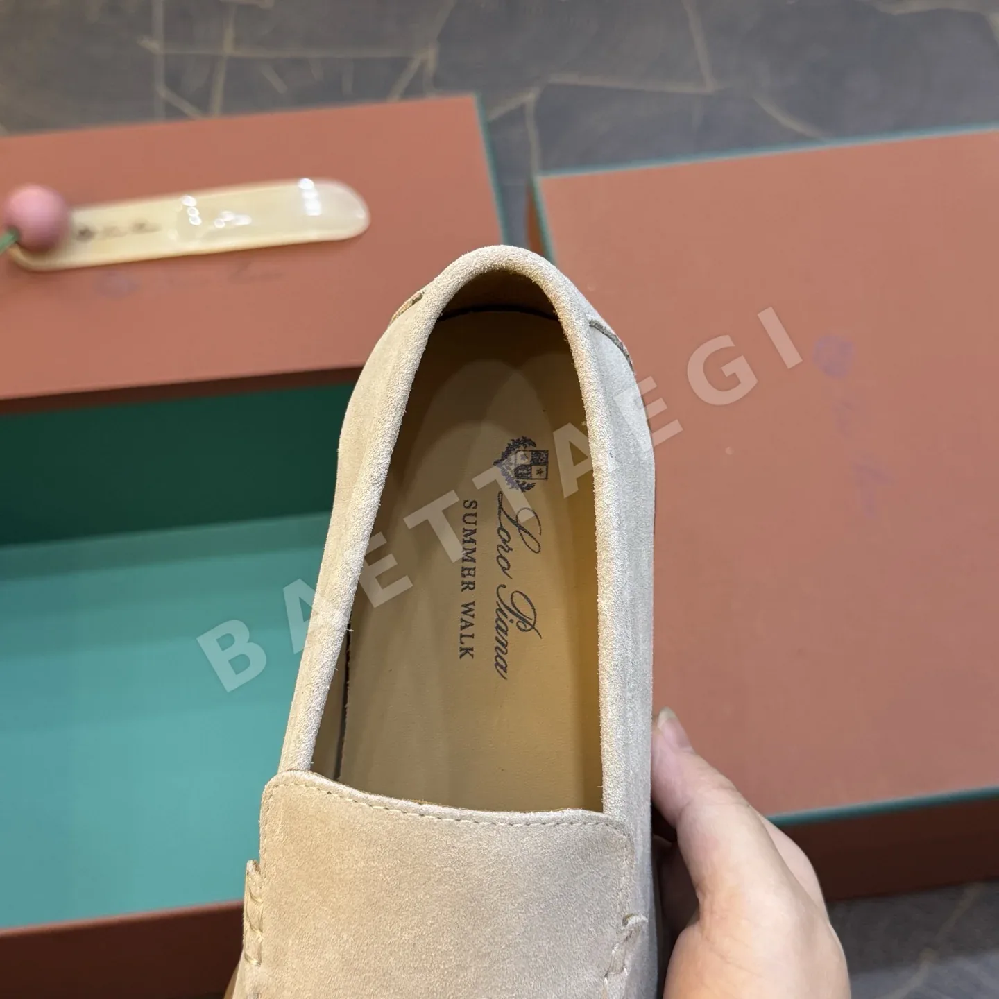 로로피아나 로퍼 스웨이드 상세 이미지 7