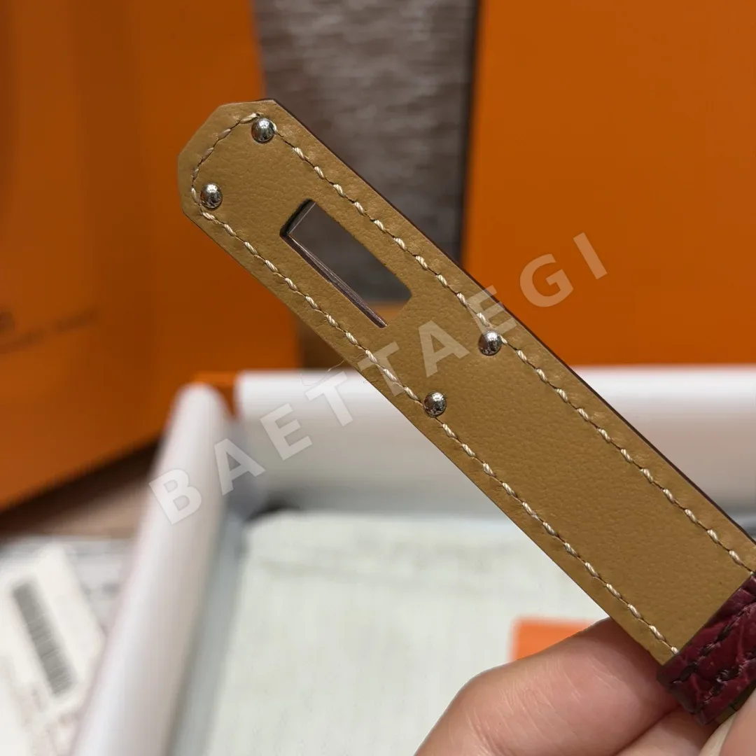 에르메스 켈리 H 버클 18mm 송아지가죽 벨트 상세 이미지 7