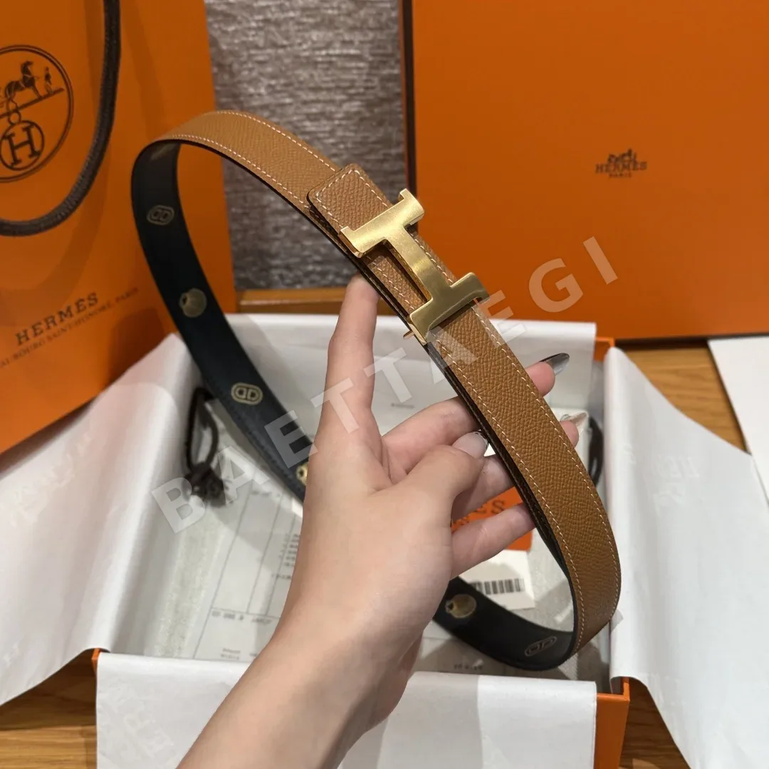 에르메스 양면 가죽 벨트 상세 이미지 3