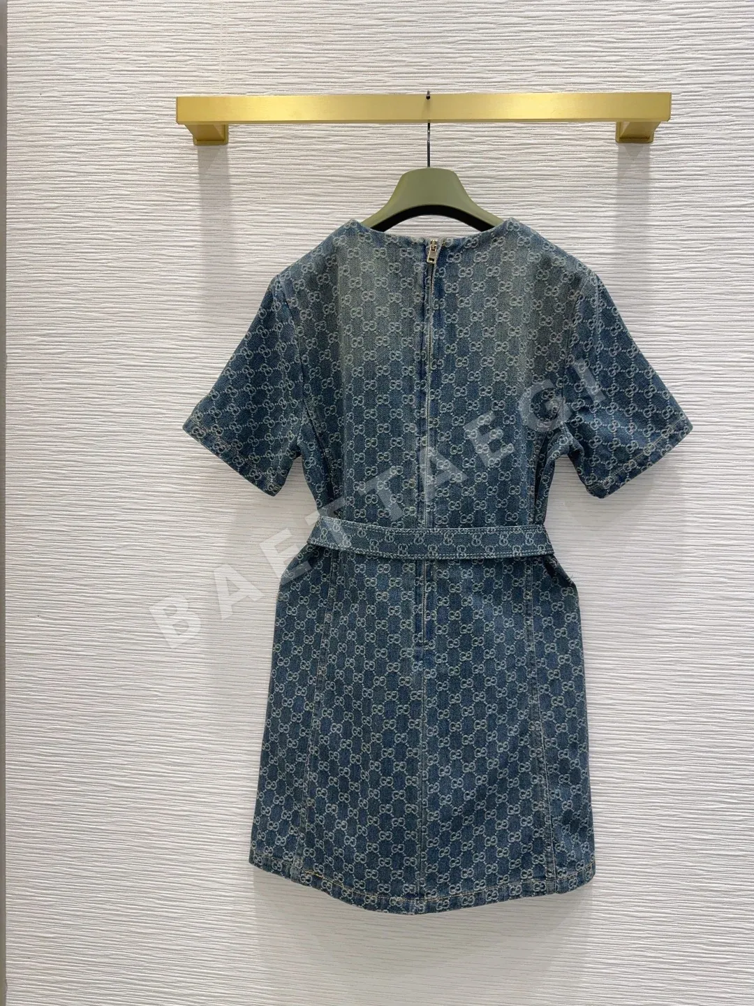 구찌 데님 벨트 여성 원피스 상세 이미지 9
