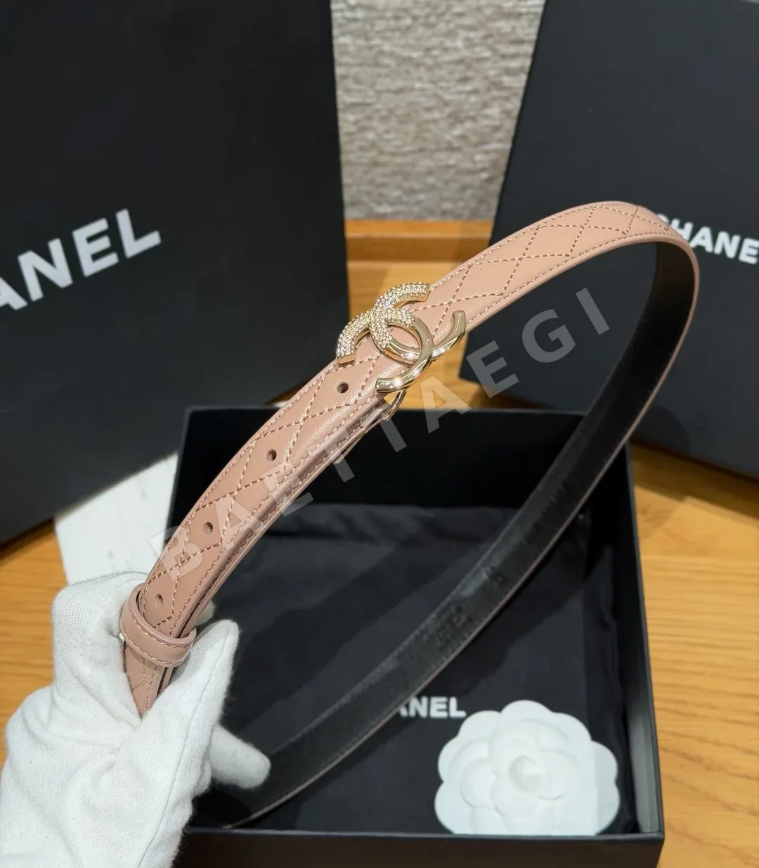 샤넬 퀼팅 램스킨 20mm 벨트 상세 이미지 9