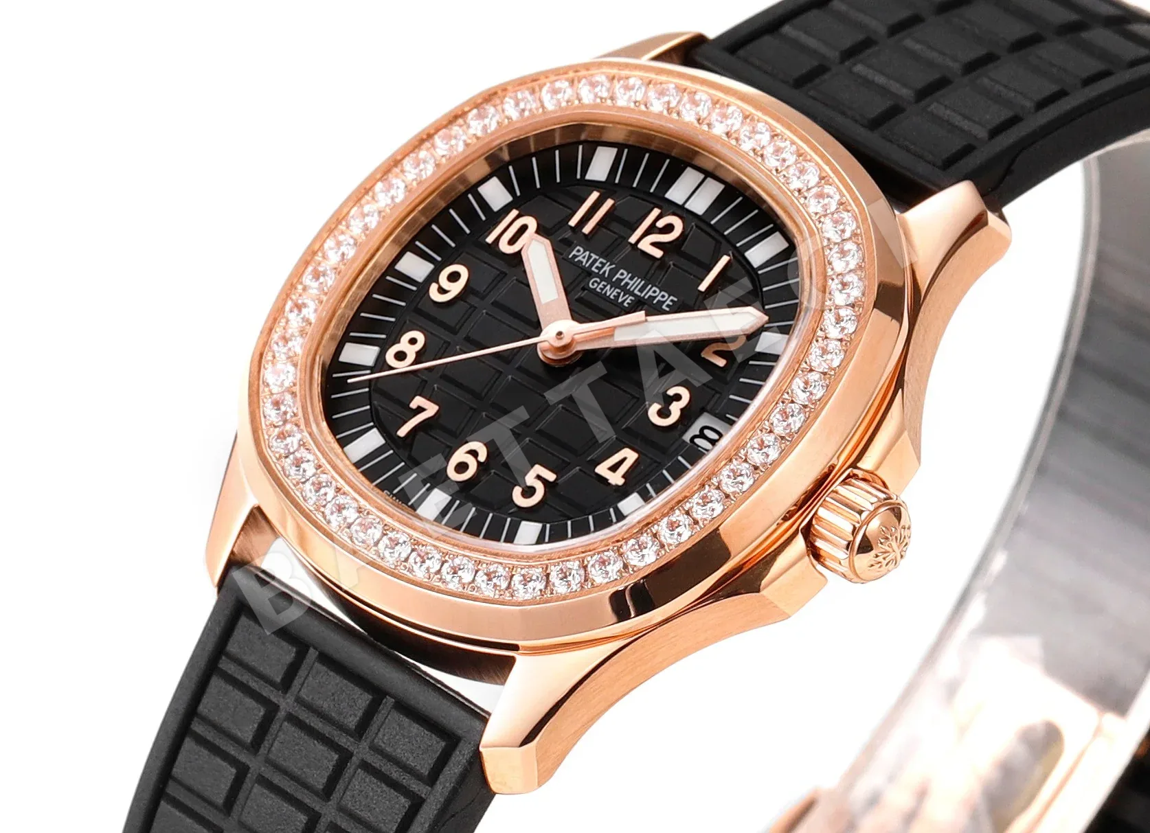 파텍필립 아쿠아넛 다이아 자동 스틸 여성용 JBL 공장 레플리카 44174 Patek Philippe 상세 이미지 4