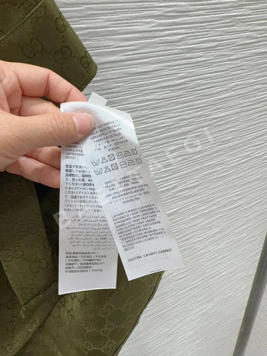 구찌 모노그램 열전사 프린트 원피스 상세 이미지 7