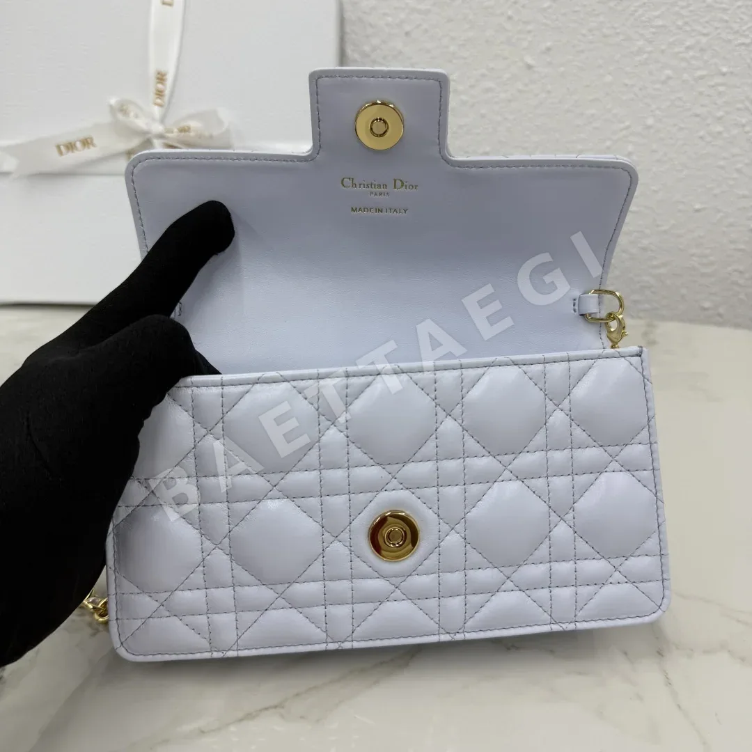 디올 조리 미니 WOC 램스킨 체인 가방 상세 이미지 7