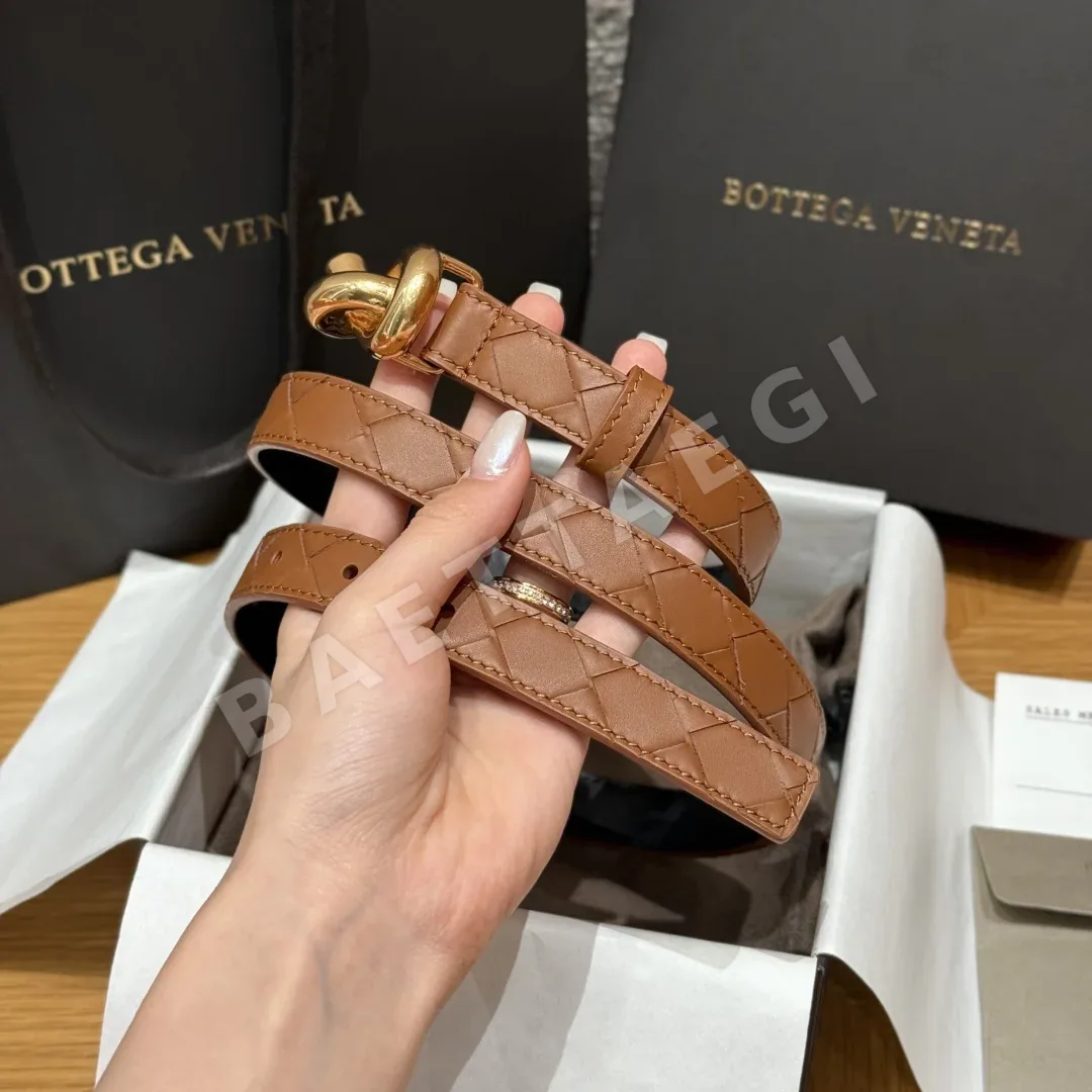 보테가베네타 인트레차토 소가죽 벨트 상세 이미지 3
