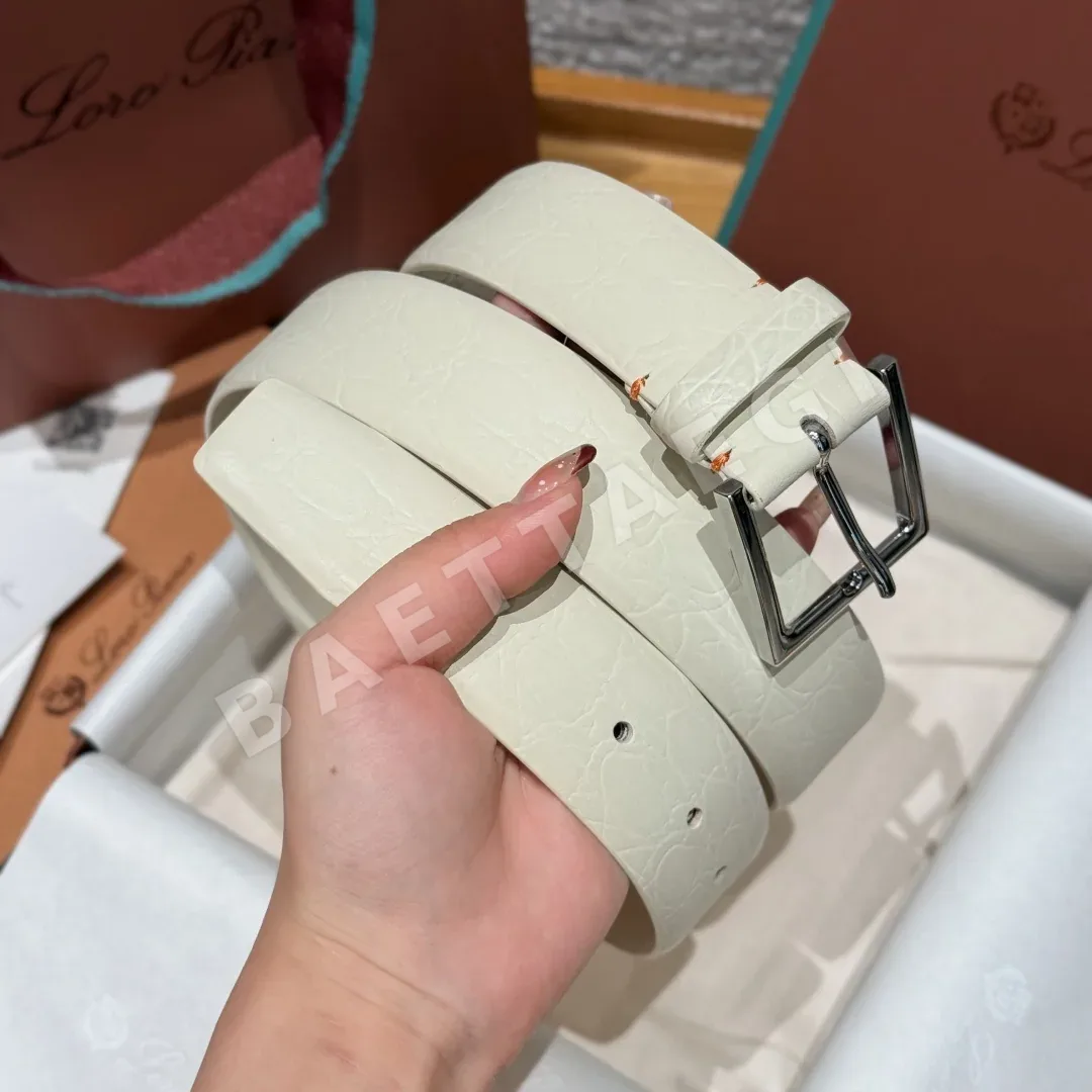 로로피아나 소가죽 메탈 버클 벨트 상세 이미지 2