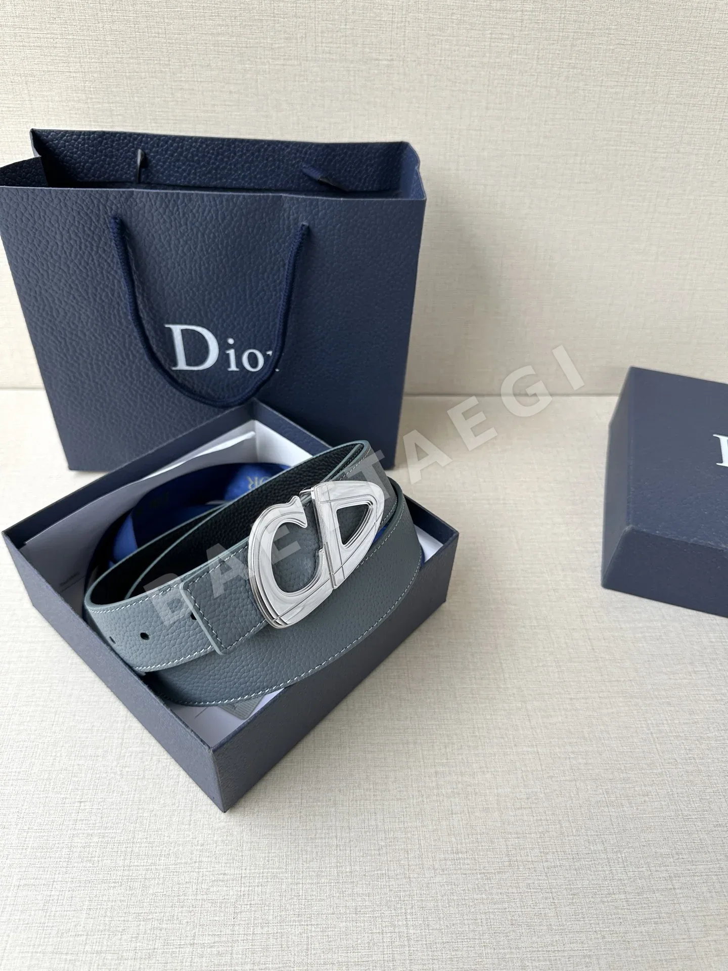 디올 CD 30 로고 스테인리스 스틸 벨트 상세 이미지 7