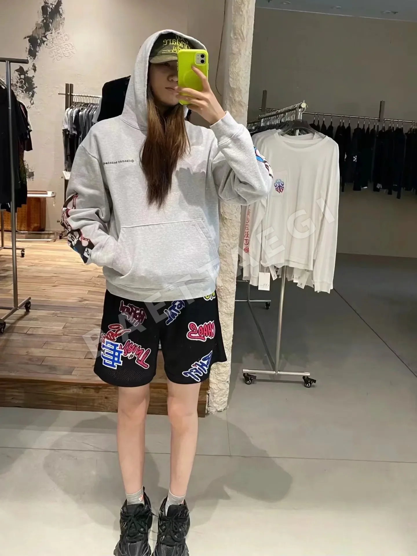 크롬하츠 메시 반바지 상세 이미지 2