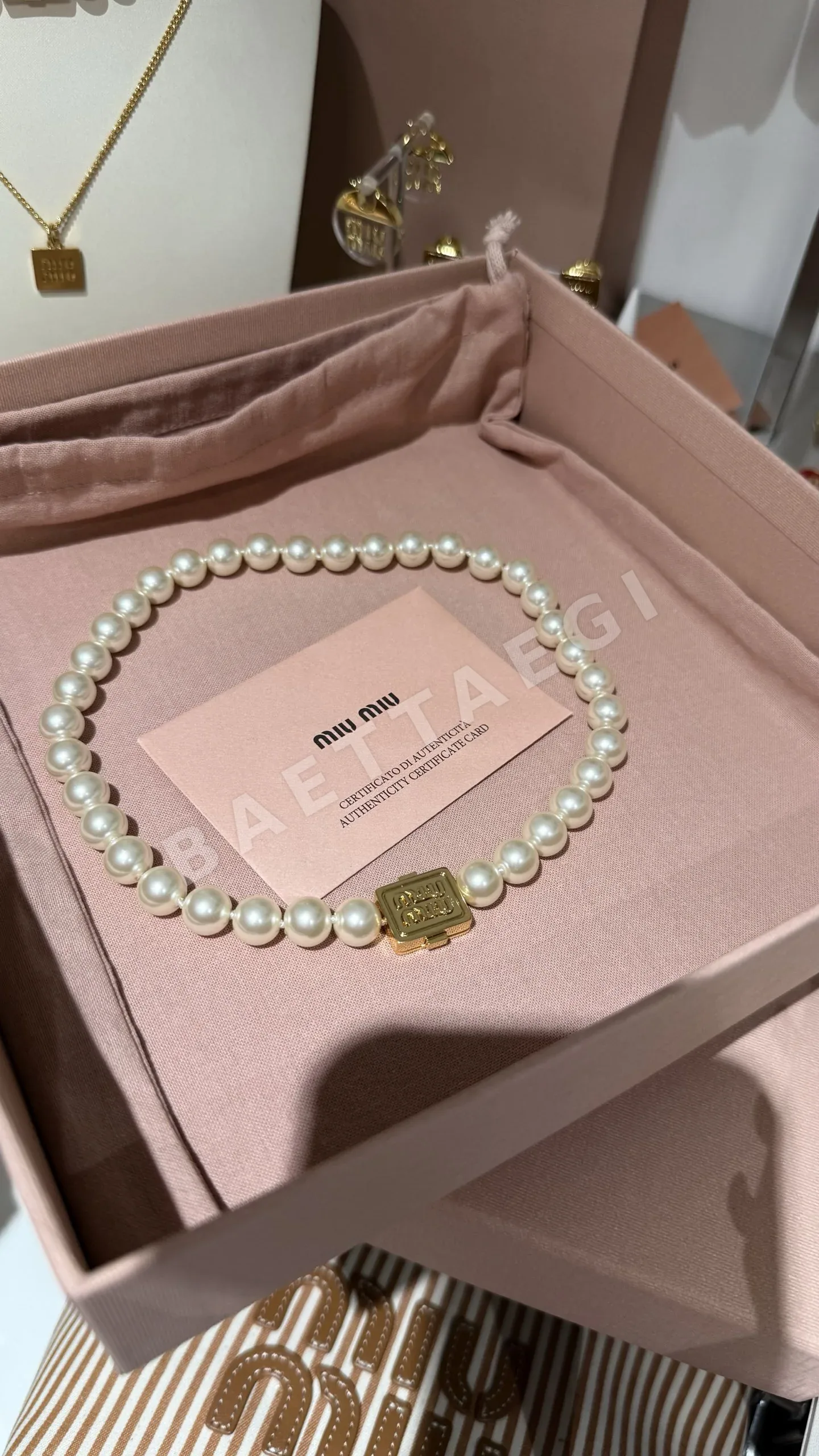 미우미우 목걸이 60973 Miu Miu Necklace 상세 이미지 2