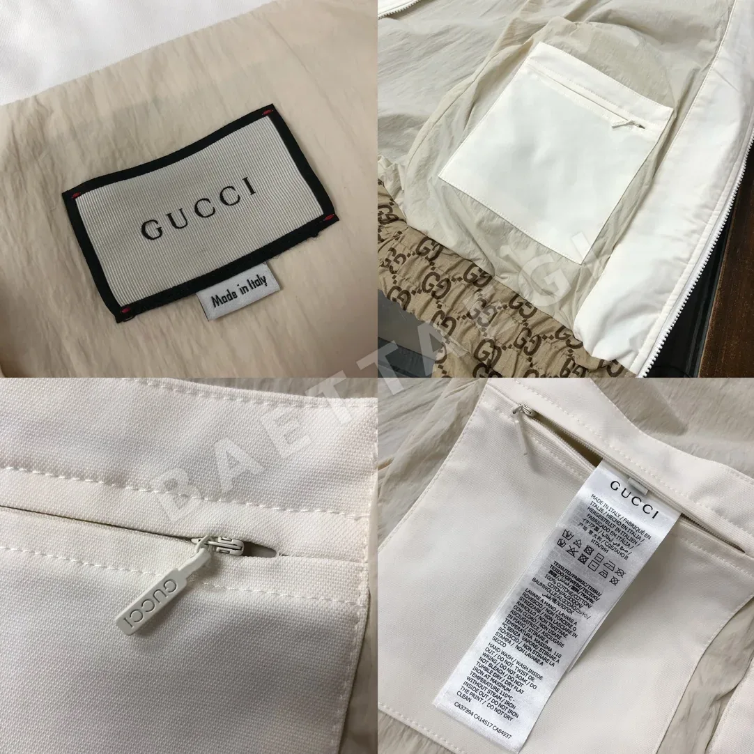 구찌 패치워크 자카드 스탠드카라 자켓 상세 이미지 8