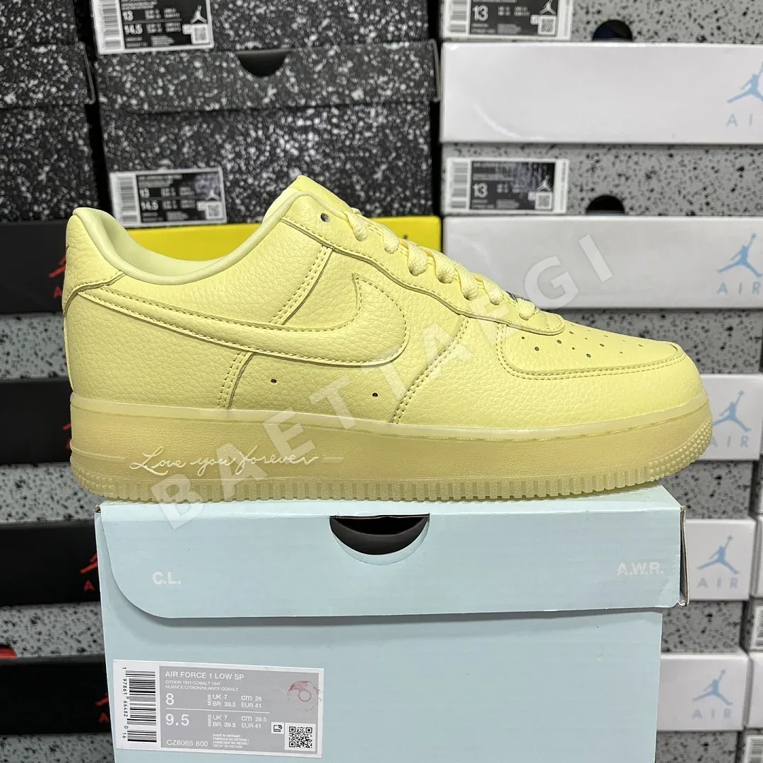 나이키 [G] 에어 포스 1 로우 옐로우 CZ8065-800 201759 Nike Air Force 1 Low Drake NOCTA