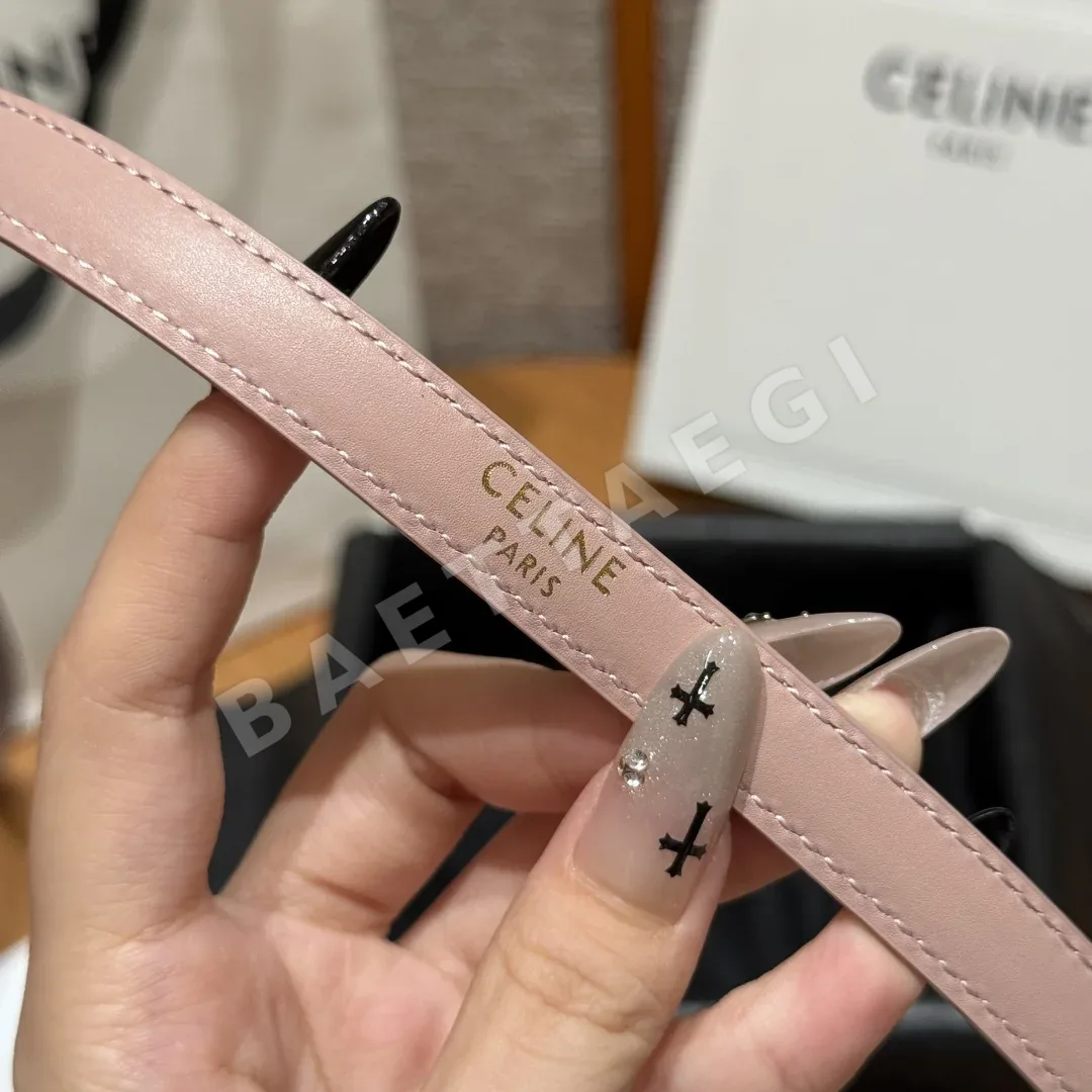 셀린느 라펠 버클 가죽 벨트 13MM 상세 이미지 7