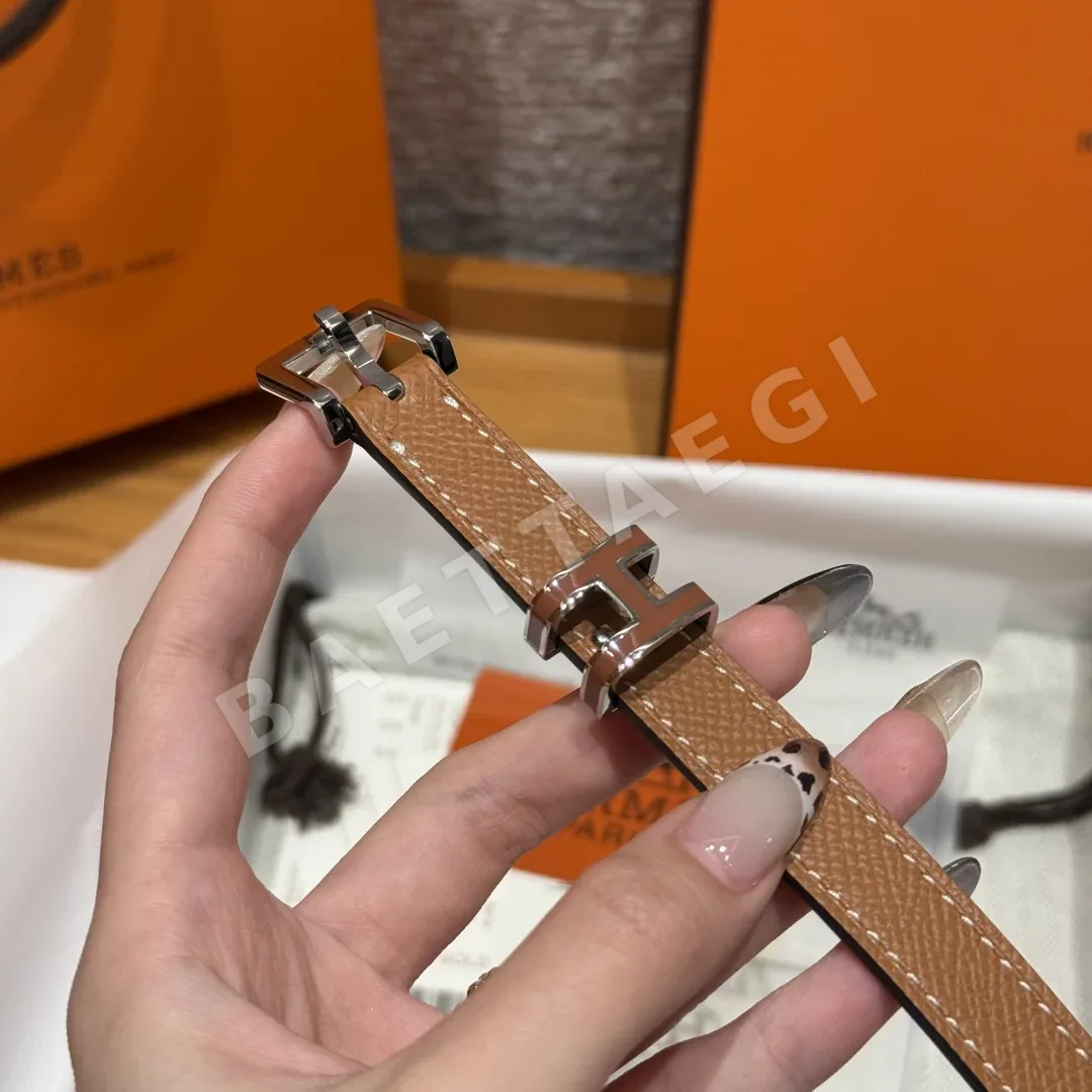 에르메스 H 벨트 15mm 양면 가죽 벨트 상세 이미지 5
