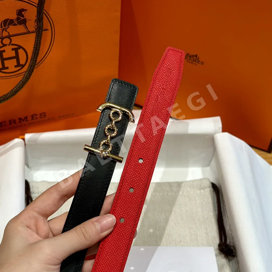 에르메스 H자 패턴 팔라듐 버클 양면 가죽 벨트 상세 이미지 8