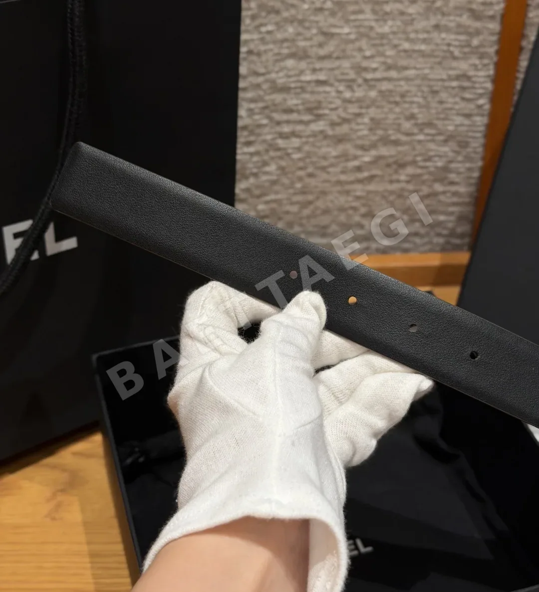 샤넬 리버시블 카프스킨 더블 C 벨트 상세 이미지 8