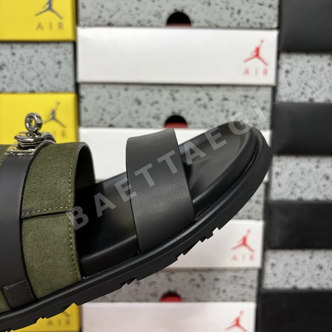 에르메스 [YX] 카키 205770 Hermes Chypre Sandal 상세 이미지 6